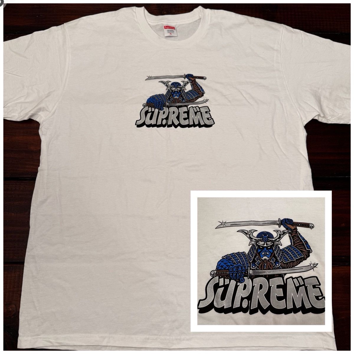 Supreme Supreme Samurai Tee Size US XL / EU 56 / 4 - 1 Thumbnail
