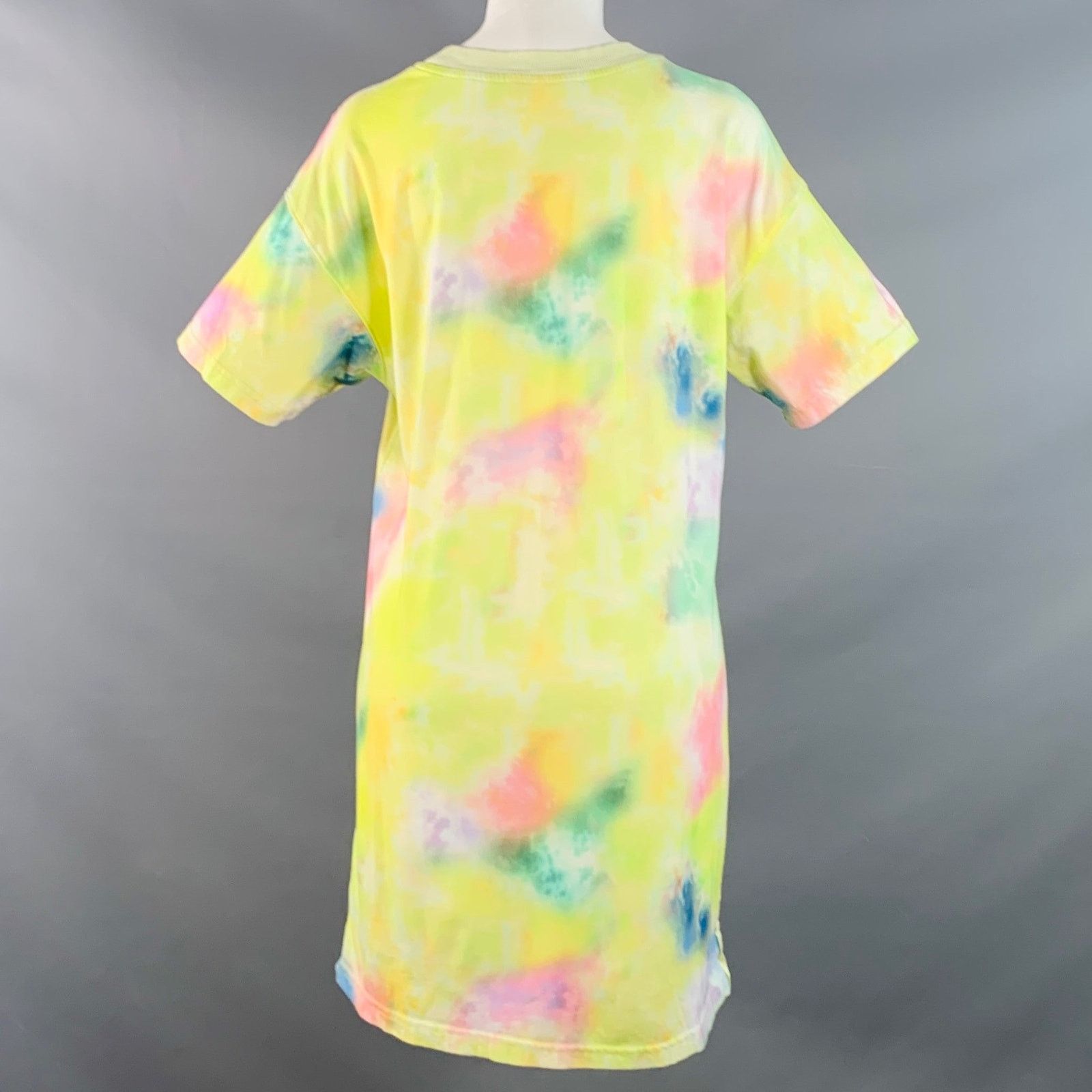 Alice + Olivia Multi Color Cotton Tie Dye Oversized Crew Neck T-Shirt Size M / US 6-8 / IT 42-44 - 3 Thumbnail