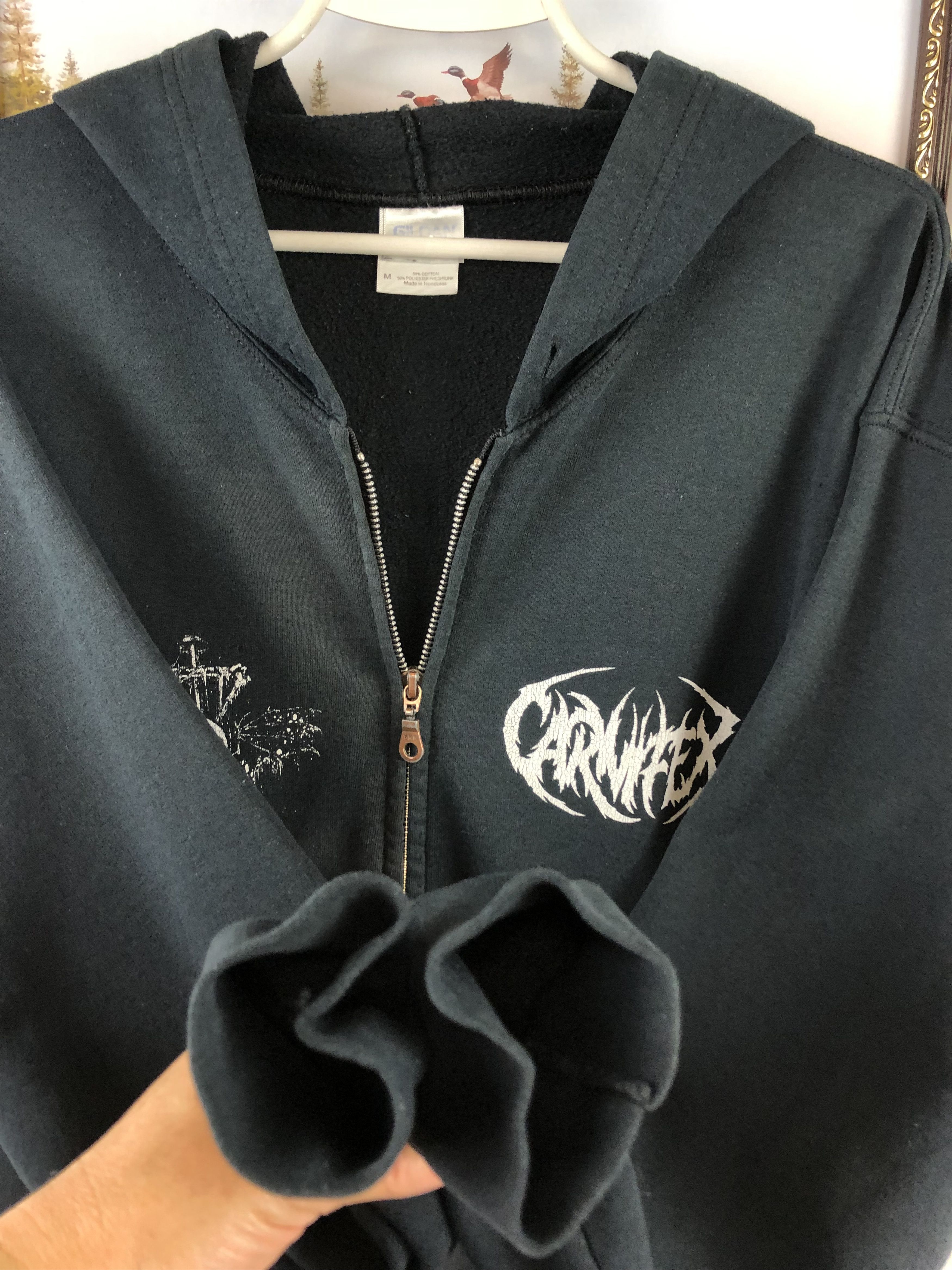 Band Tees Vintage Carnifex Hoodie Band Black Metal Graphic Grindcore Size US M / EU 48-50 / 2 - 12 Thumbnail