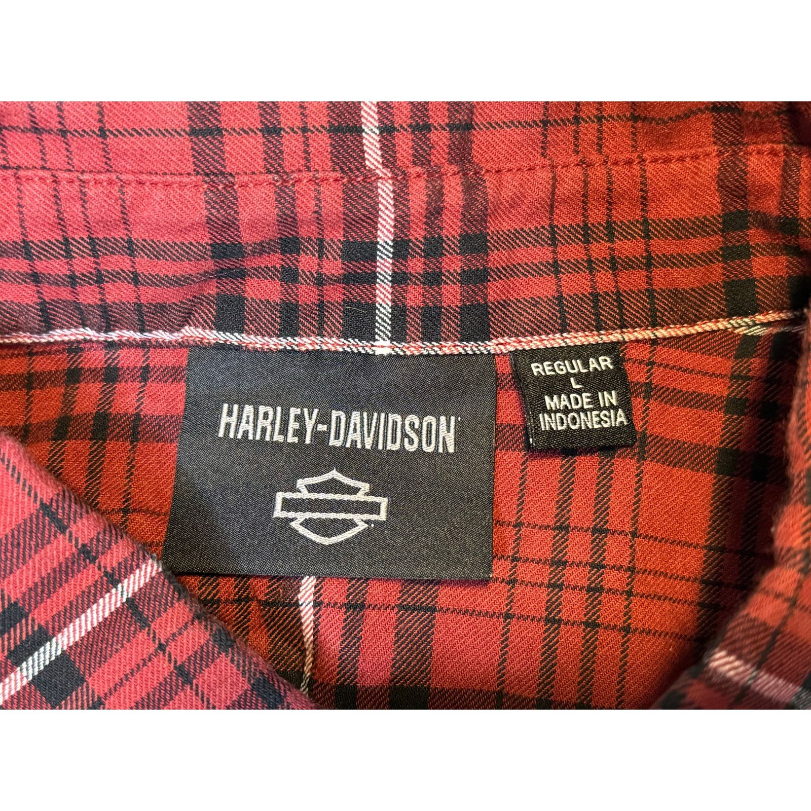 Harley Davidson Harley Davidson Button Up Flannel Shirt Large Size US L / EU 52-54 / 3 - 3 Thumbnail