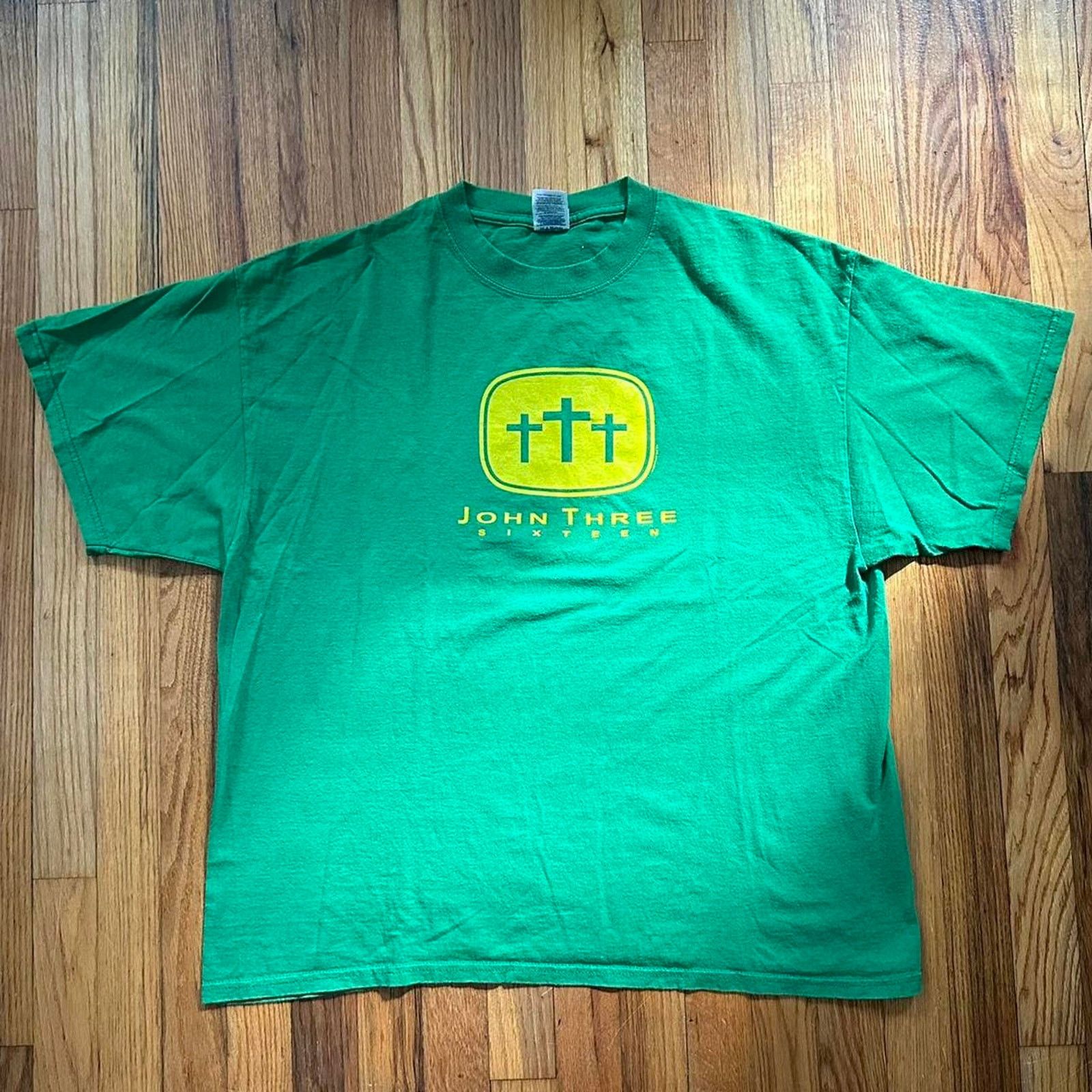 John Deere × Vintage Vintage Y2K John Three Sixteen John Deere Jesus Tee size XL Size US XL / EU 56 / 4 - 1 Thumbnail