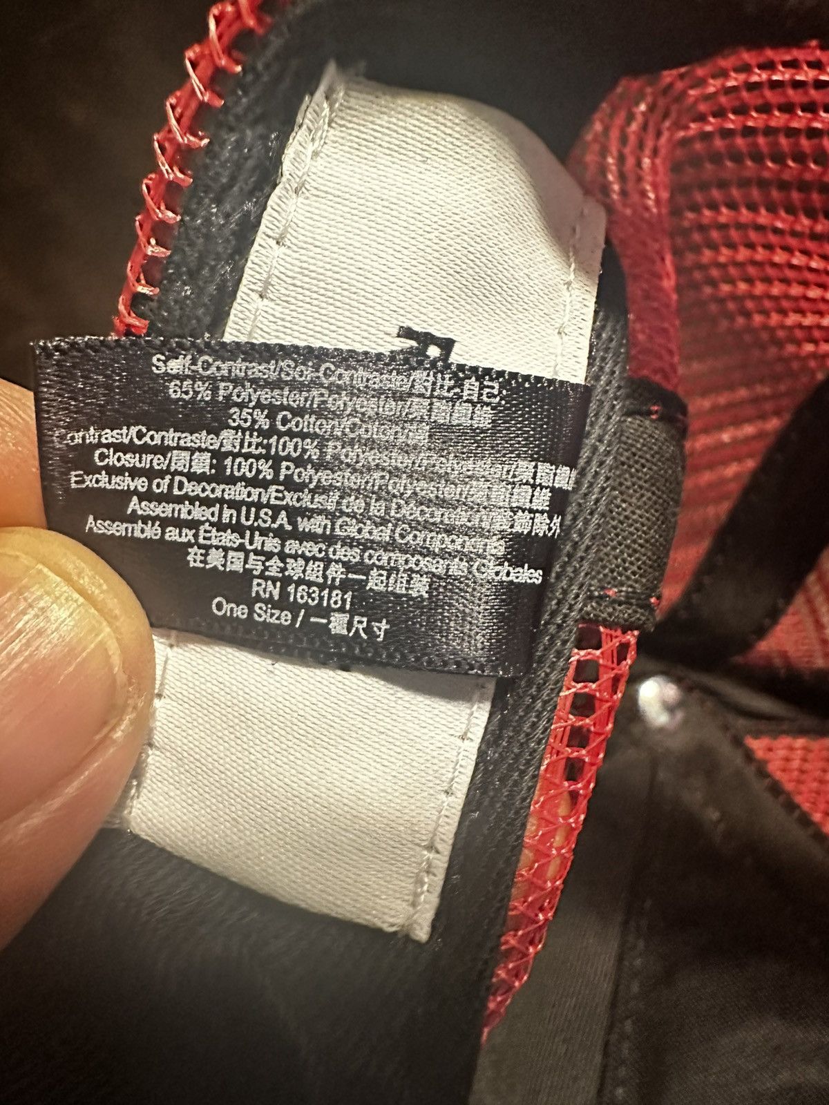 Rhude Rhude Rally Prix Trucker White/Red Retails $250 Size ONE SIZE - 5 Thumbnail