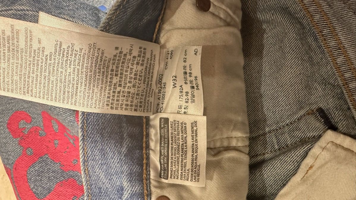 DENIM TEARS Denim Tears x Bstroy Blue Jeans Size US 32 / EU 48 - 5 Thumbnail