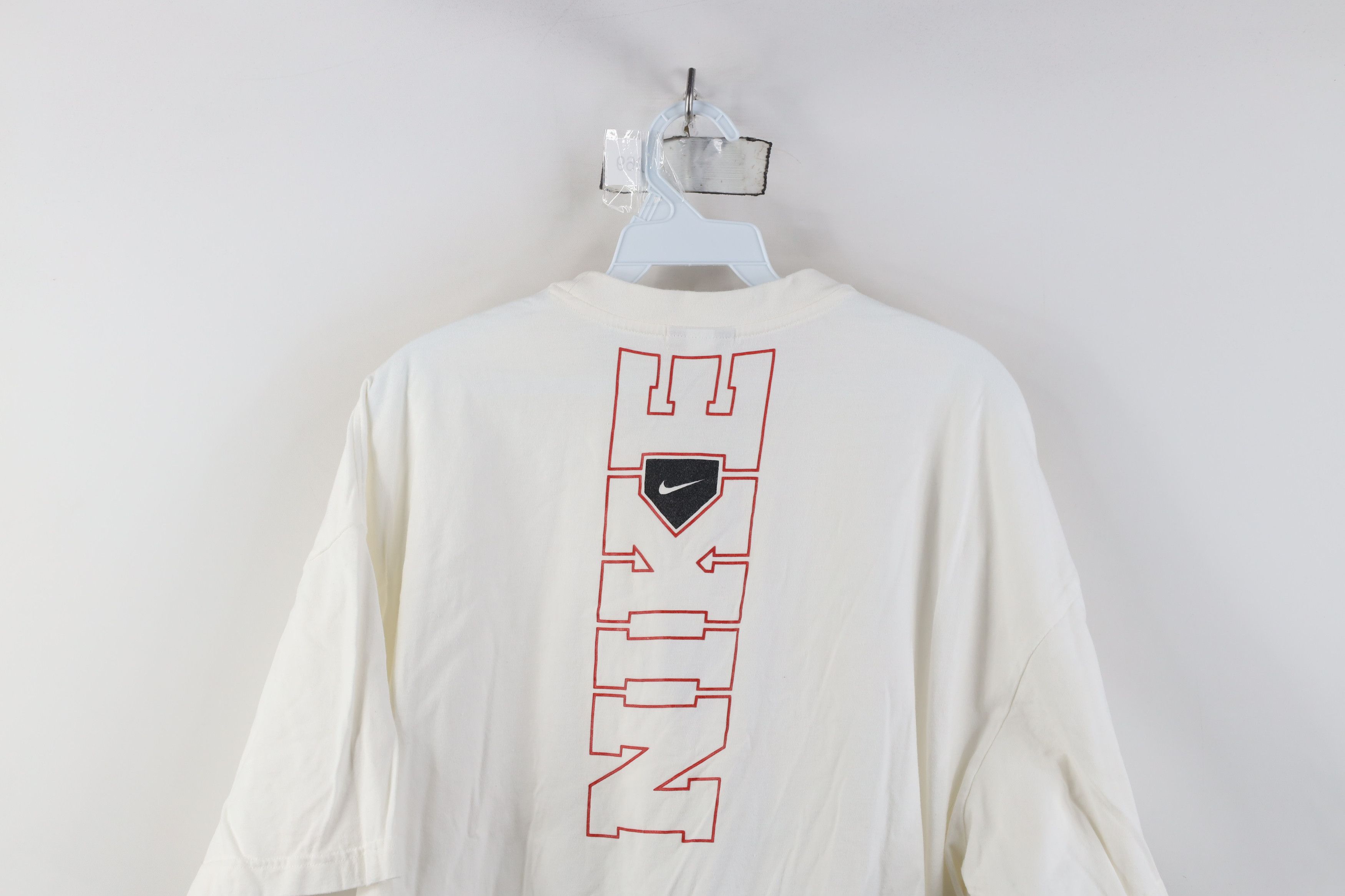 Vintage 90s Nike Baseball Center Swoosh Spell Out T-shirt