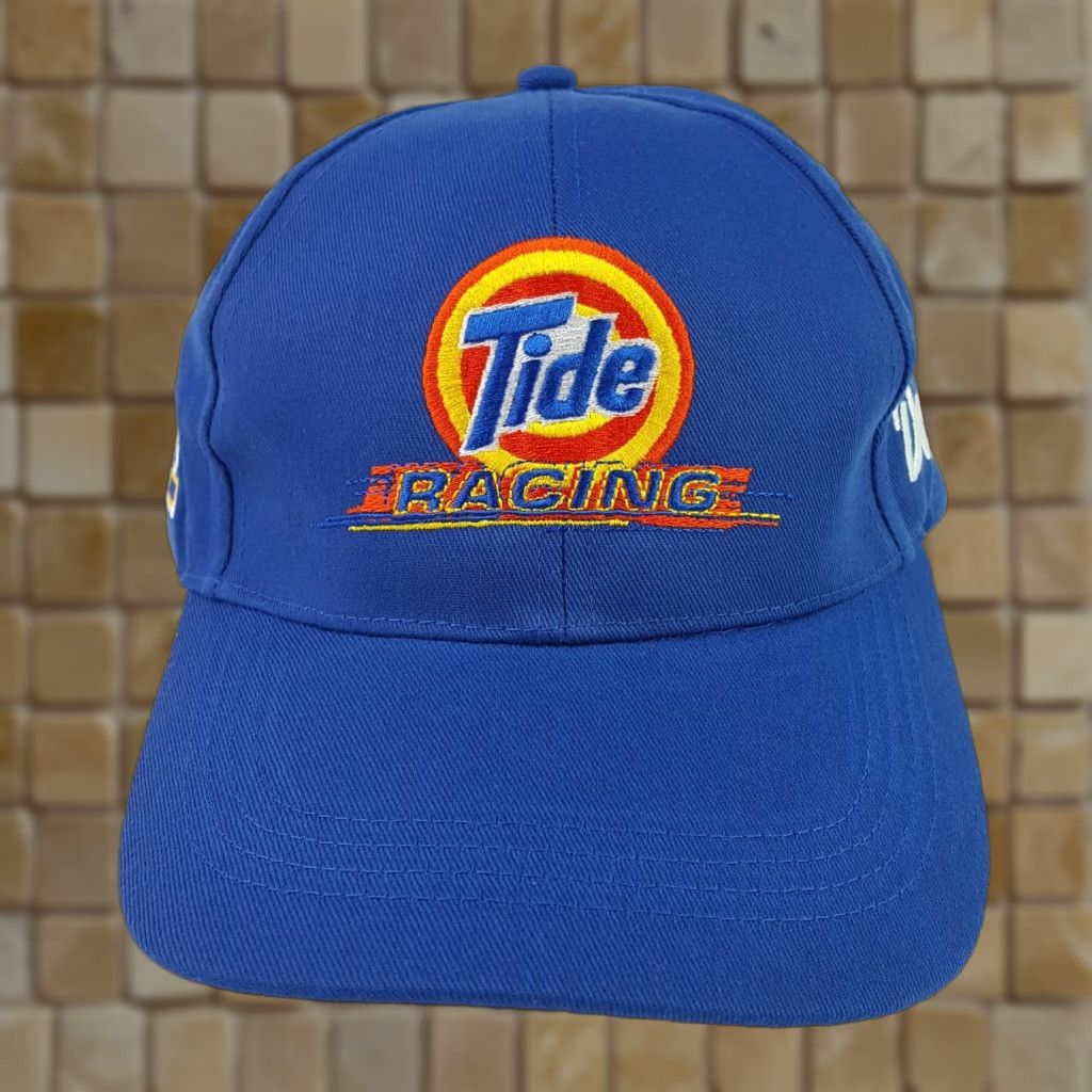 NASCAR VINTAGE Tide Racing NASCAR Snapback Adjustable Twill Blue Hat Baseball Cap Size ONE SIZE - 1 Thumbnail