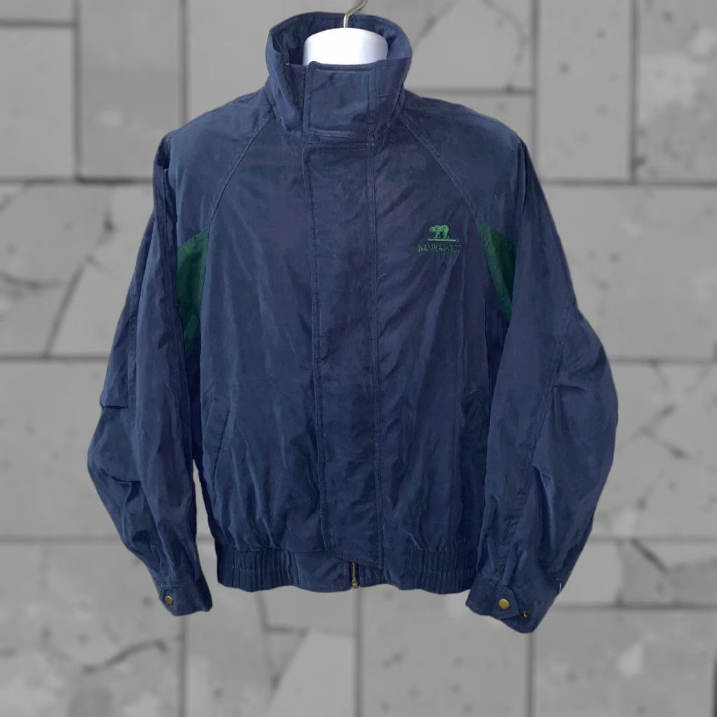Vintage Munsingwear Mens Blue Polyester/Nylon Full Zip Jacket Size L NWT Size US L / EU 52-54 / 3 - 1 Thumbnail