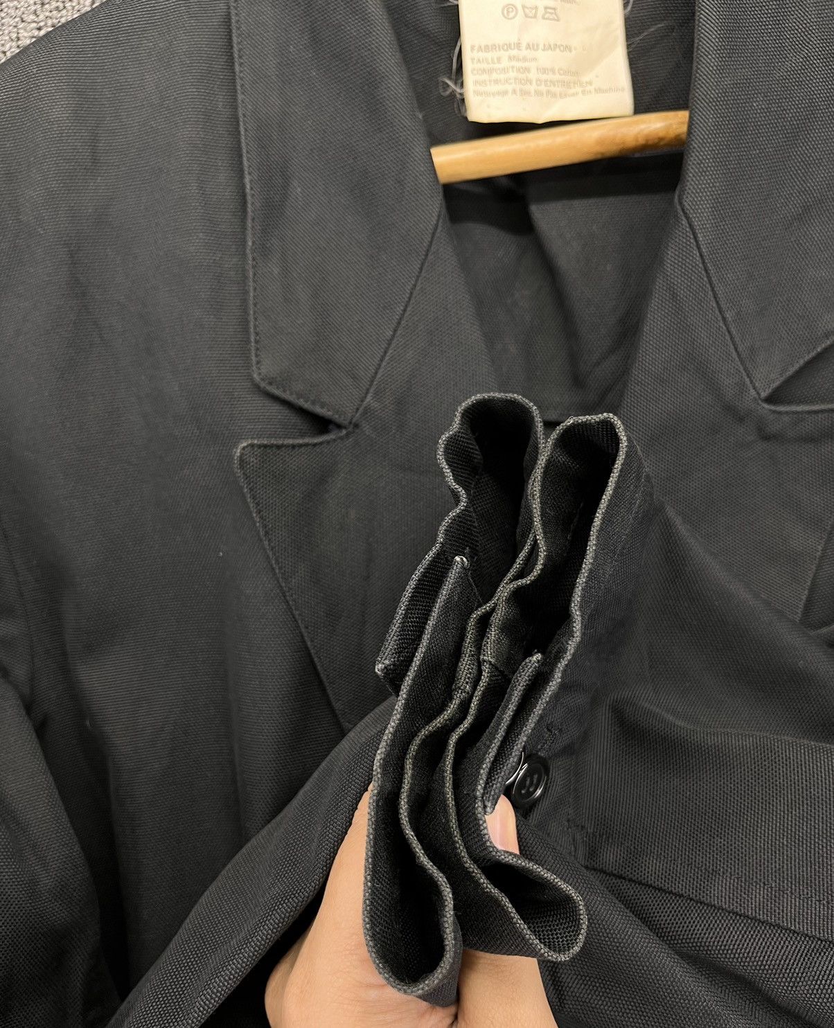 Yohji Yamamoto Vintage 90s Yohji Yamamoto Rare Double Breasted Coat Jacket Size US M / EU 48-50 / 2 - 10 Thumbnail
