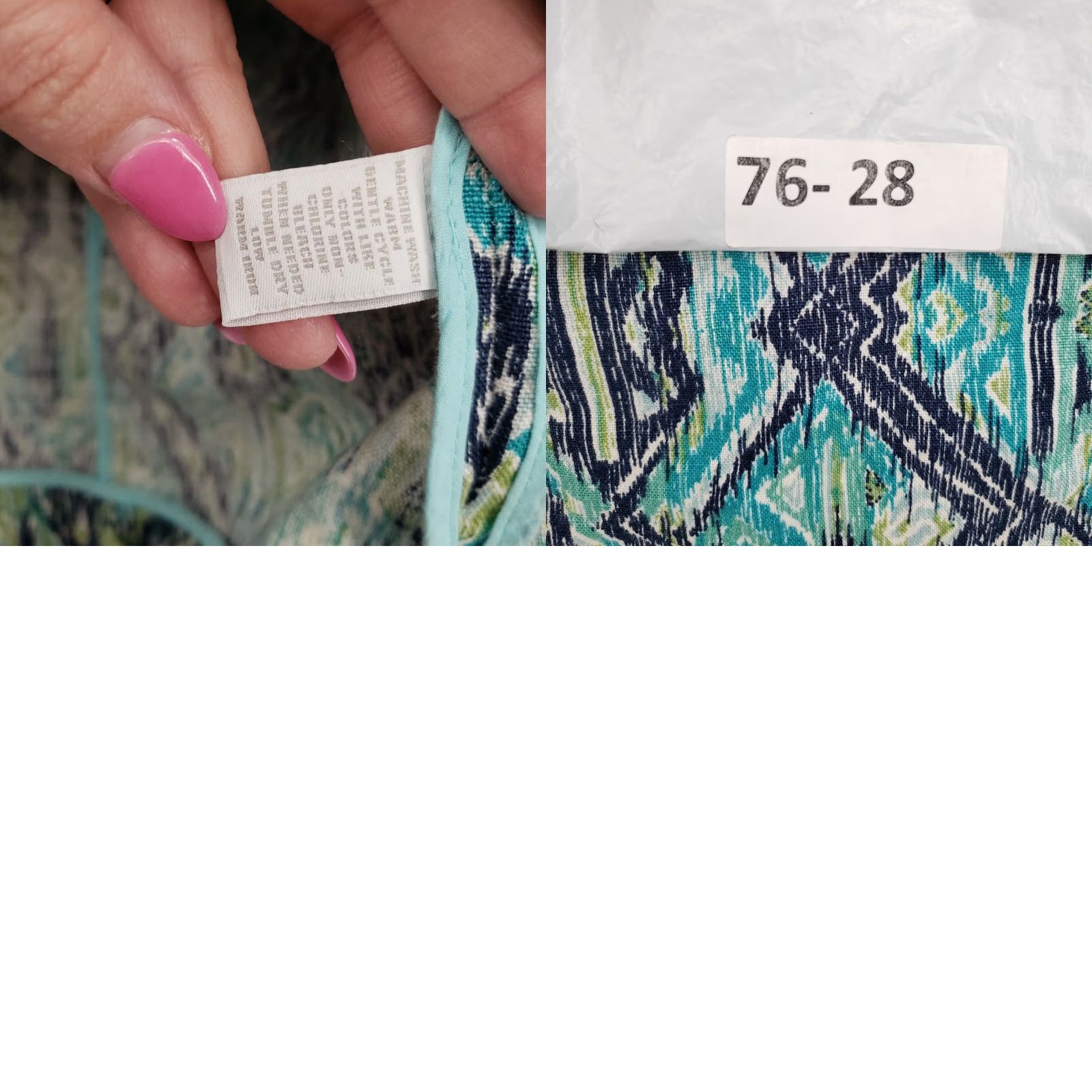 Charter Club Charter Club Shirt Womens L Green Linen Button-Up Long Sleeve Boho Hippie Casual Workwear Size L / US 10 / IT 46 - 8 Thumbnail