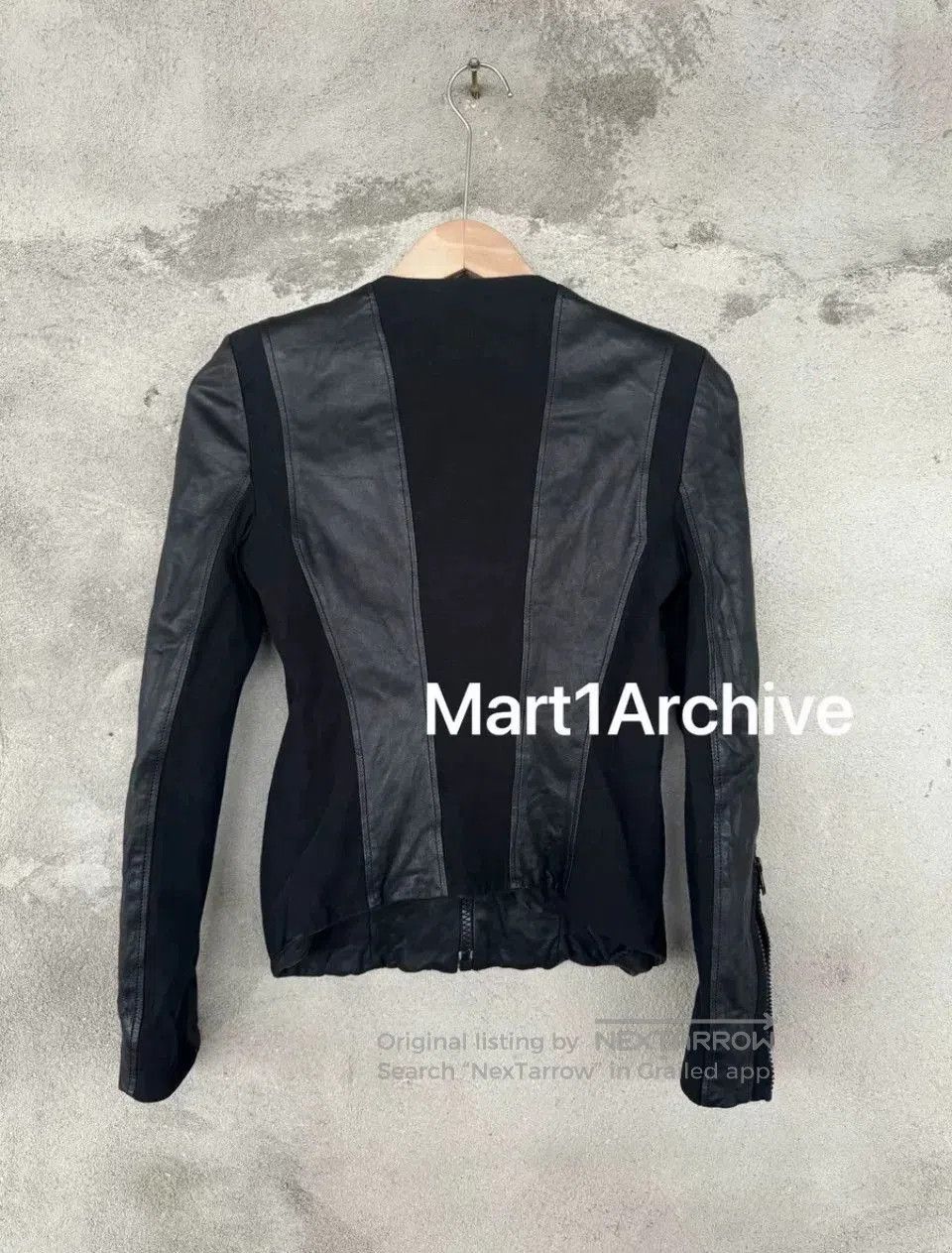 Helmut Lang Helmut Lang Fitted Leather Jacket. Size S / US 4 / IT 40 - 2 Thumbnail