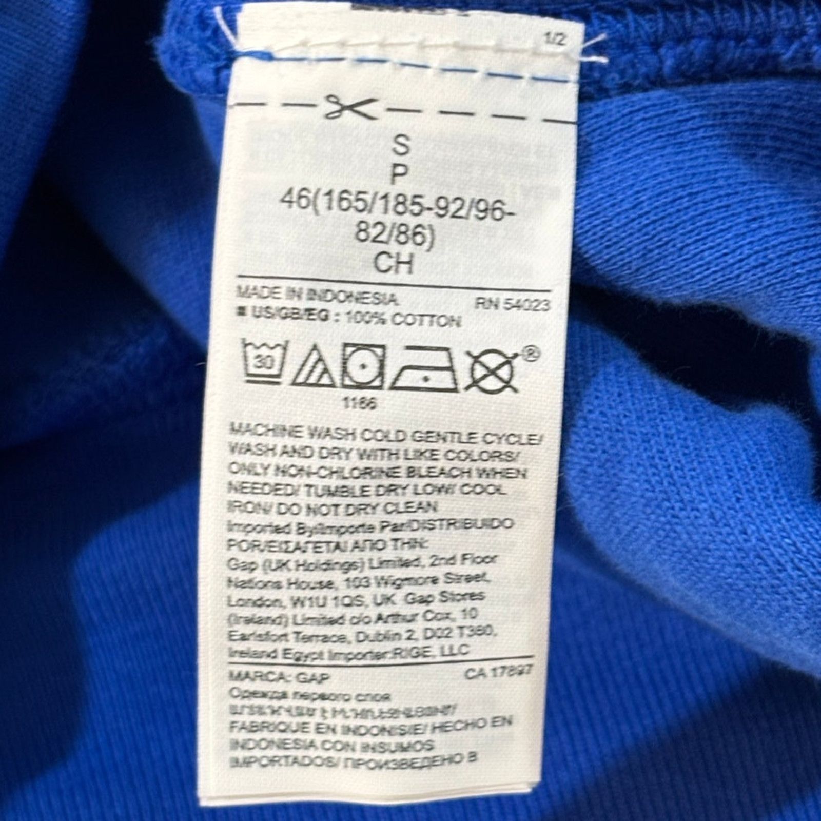 Other YEEZY X GAP (YZY) Blue Double Layer Hoodie Small Size US S / EU 44-46 / 1 - 5 Thumbnail