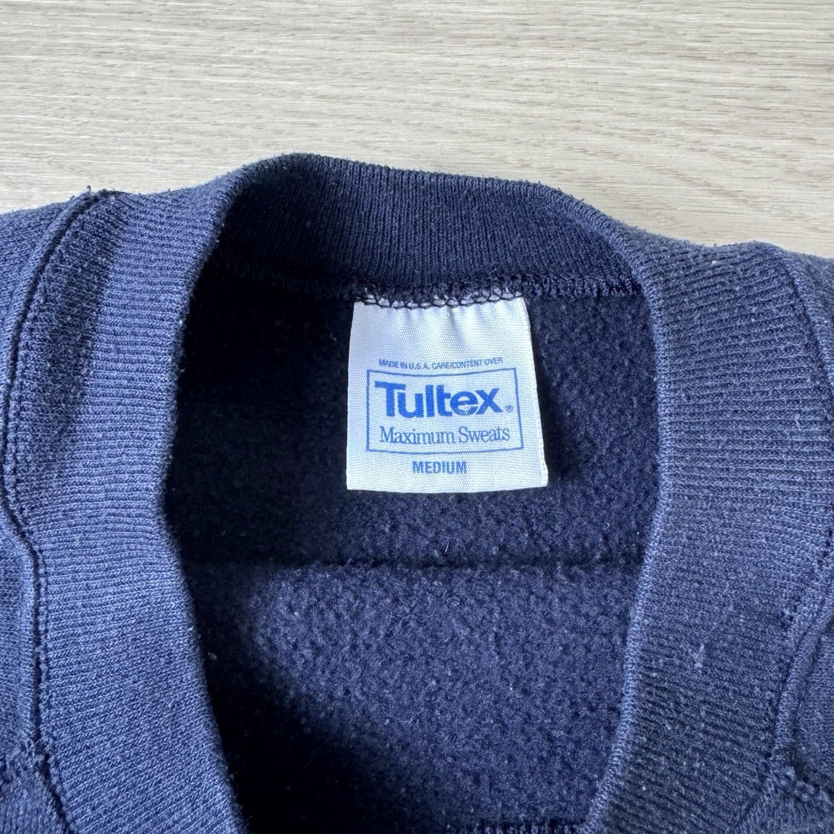 Tultex VINTAGE Mountaineers Sweatshirt Crewneck M West Virginia Uni Tultex Blue Medium Mens Size US M / EU 48-50 / 2 - 4 Thumbnail