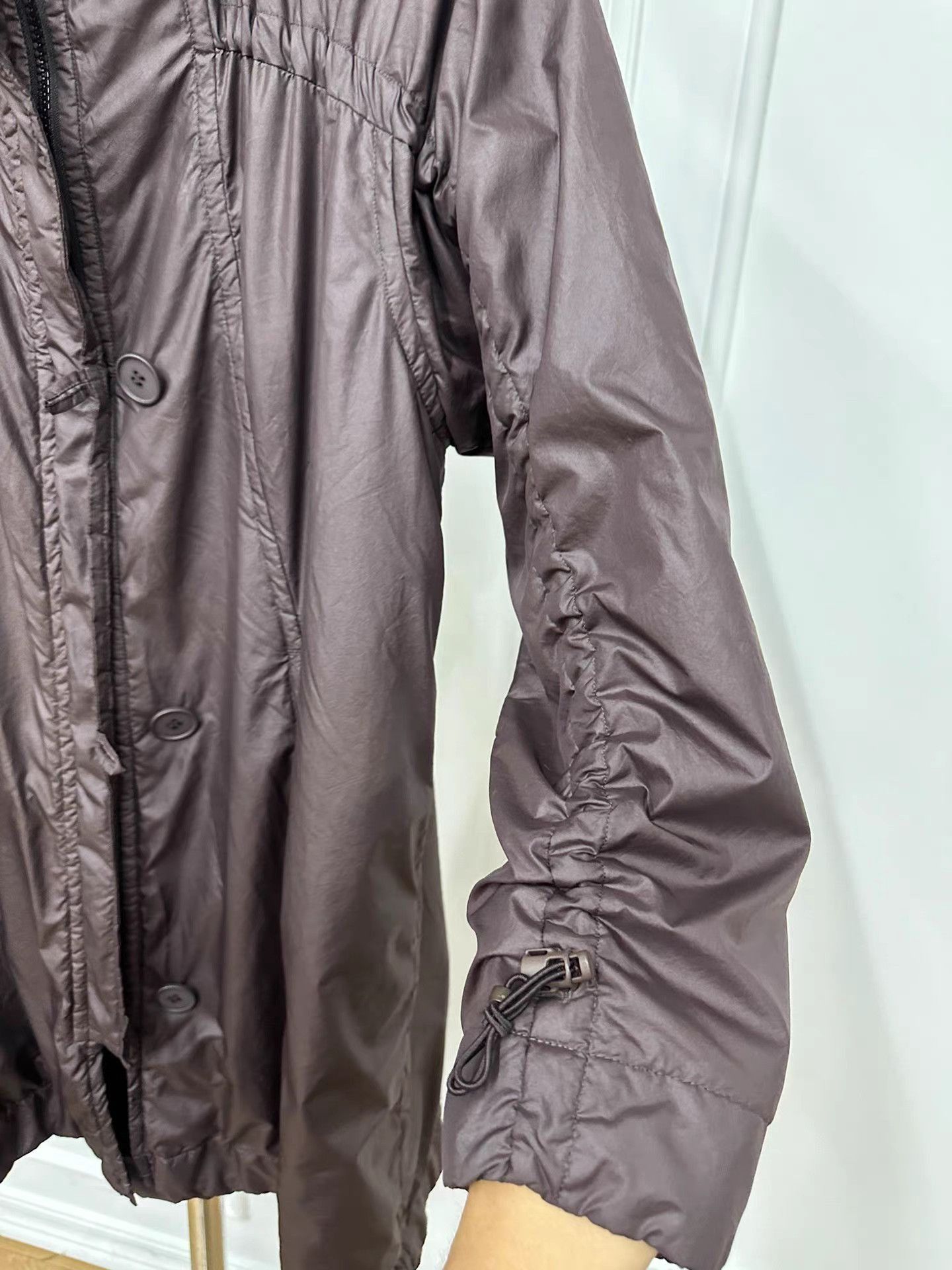 Issey Miyake Brown Ruffled Collar Light Jacket - XL Size US XL / EU 56 / 4 - 6 Thumbnail