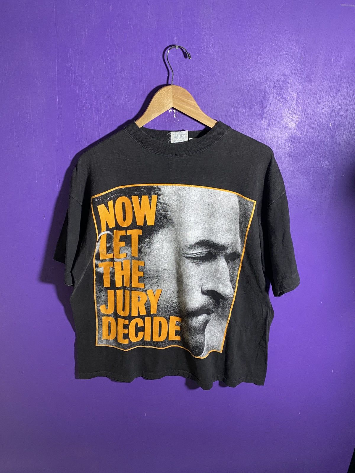 Rap Tees × Vintage Vintage 90s OJ Simpson let the jury decide rap tee Size US L / EU 52-54 / 3 - 1 Thumbnail