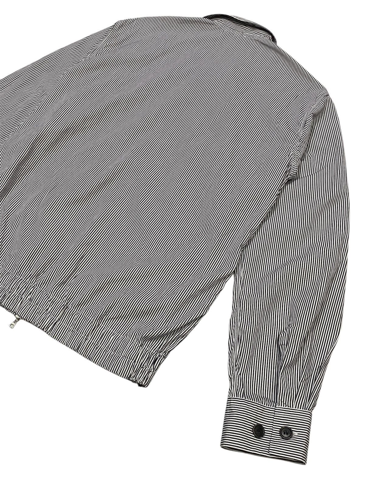 Dries Van Noten Dries Van Noten Charcoal Stripe Thin Cotton Jacket Size L / US 10 / IT 46 - 23 Thumbnail