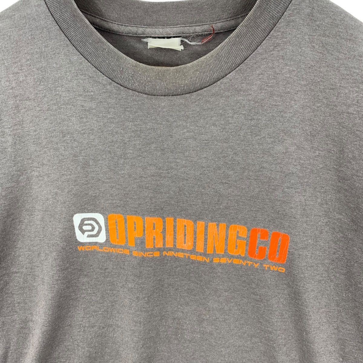 Vintage Vintage Opriding Co Graphic T-Shirt Grey Minimal Logo Size US XL / EU 56 / 4 - 6 Thumbnail