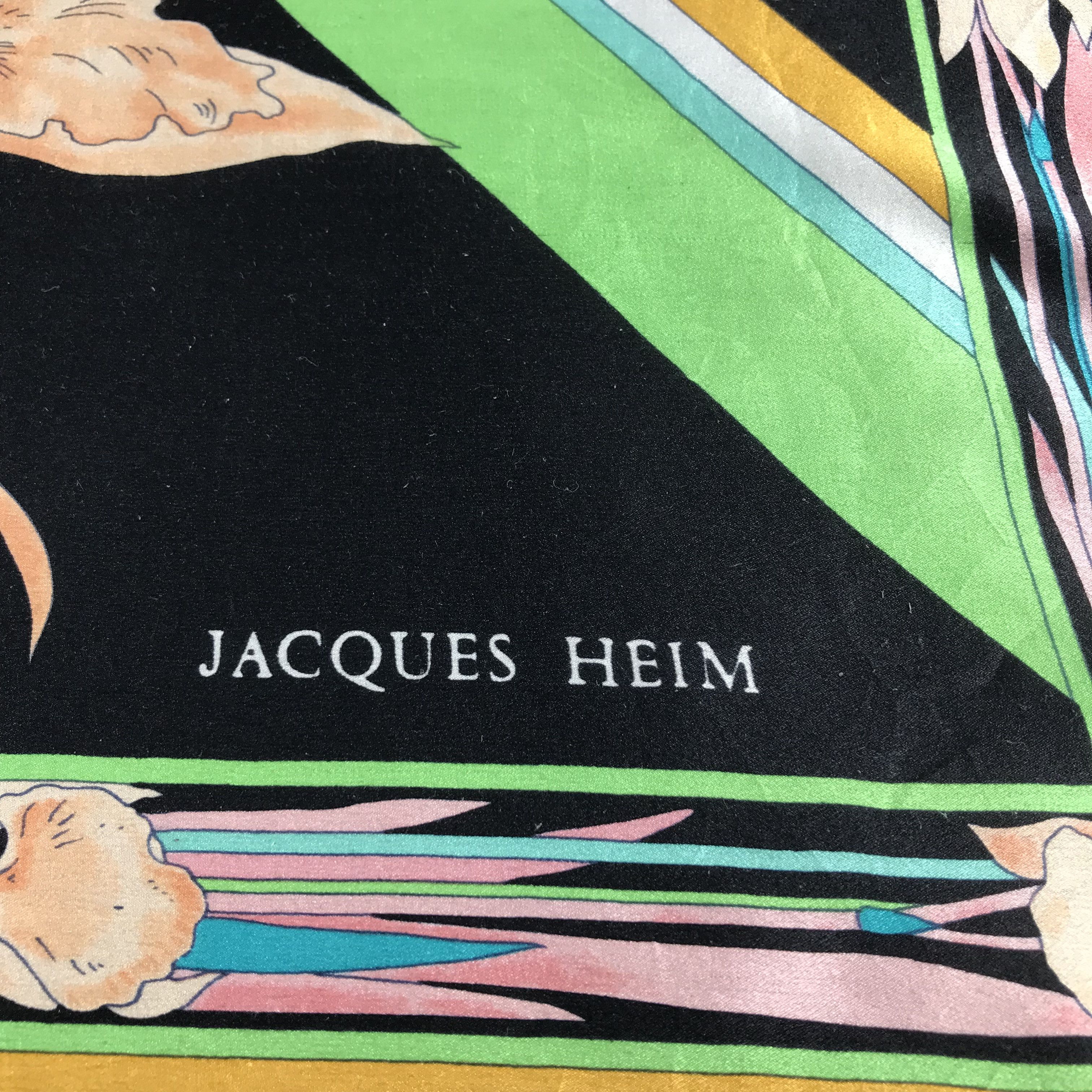 Vintage Vintage Jacques Heim Floral Silk Scarf M168 Size ONE SIZE - 3 Thumbnail