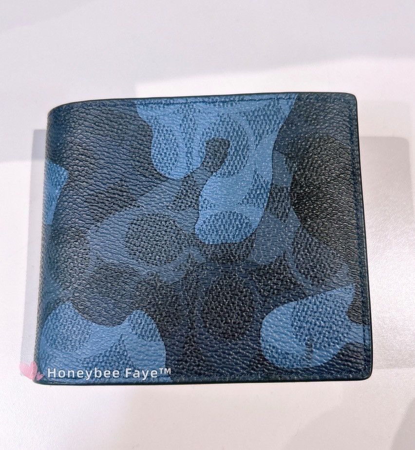 Coach NWT Coach MEN's 3-In-1 Wallet In Signature Camo Print CW232 Size ONE SIZE - 1 Thumbnail