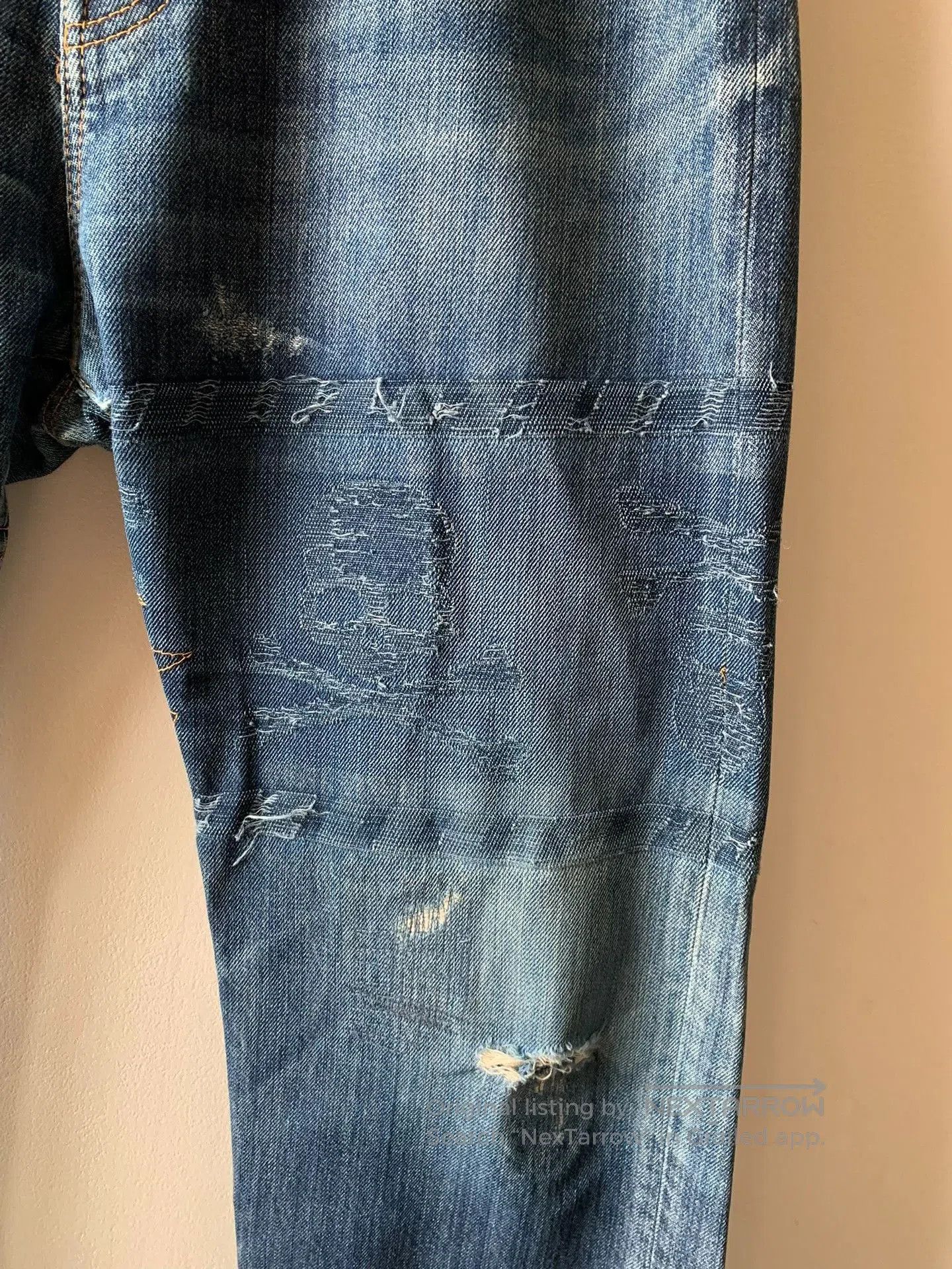 Mastermind Japan mastermind Japan Blue Shadow Dual Waist Jeans. Size US 34 / EU 50 - 6 Thumbnail