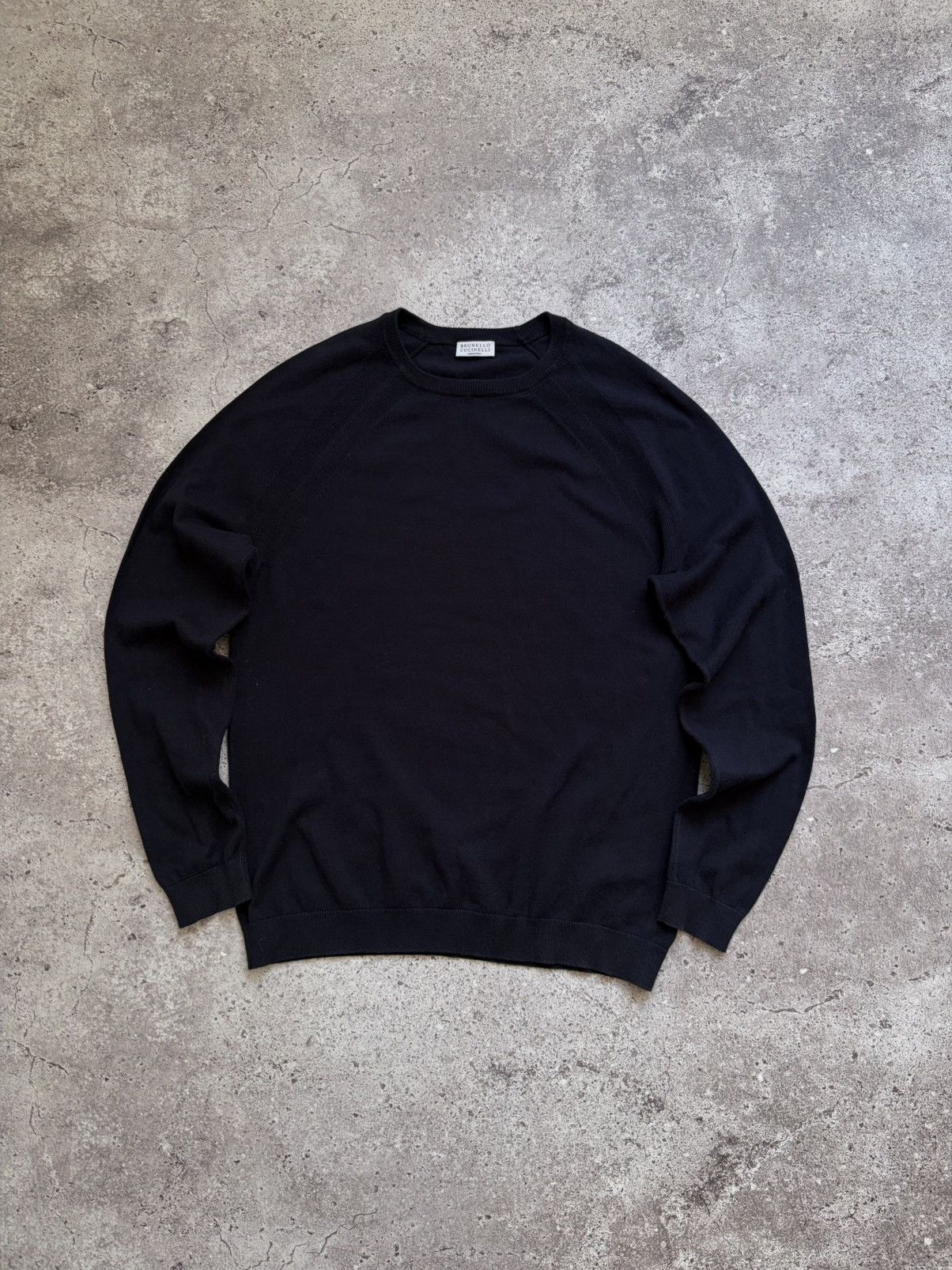 Brunello Cucinelli Brunello Cucinelli Dark Blue Sweater Size US M / EU 48-50 / 2 - 1 Thumbnail