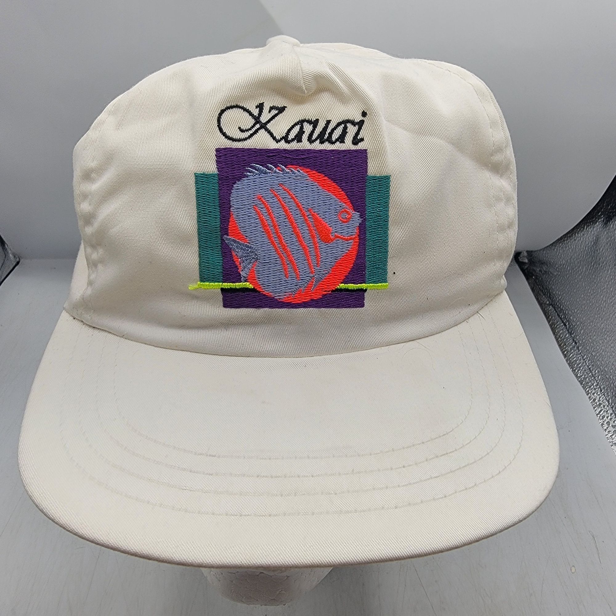 Other Crazy Shirts Hawaii Kauai Fish Adults White Graphic Adjustab Size ONE SIZE - 1 Thumbnail