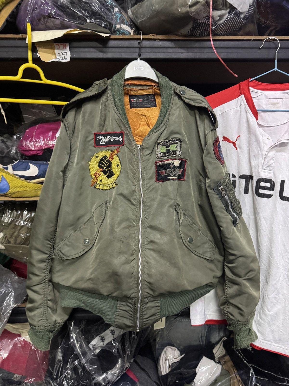 RARE! VINTAGE 1986 TOP GUN MOVIE Bomber Jacket