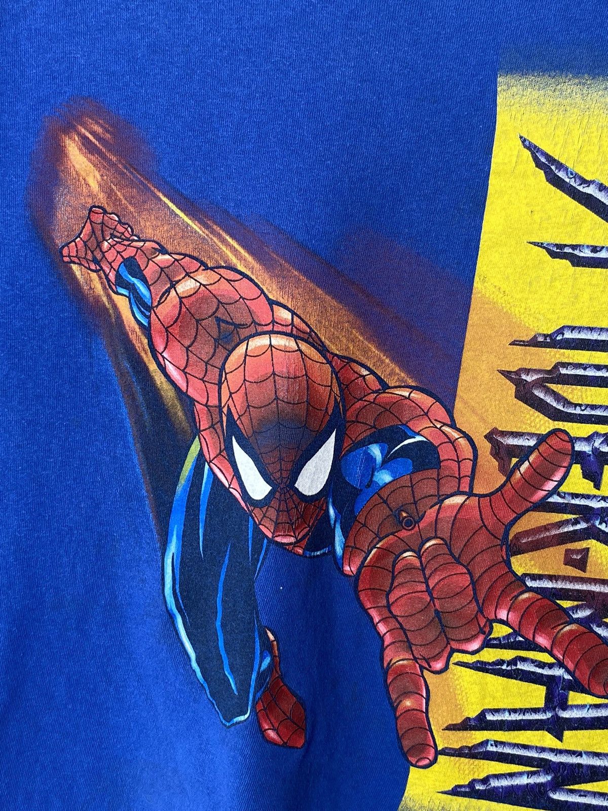 Vintage 1998 Vintage Spiderman Marvel 1998 Movie Tees 90s Size US L / EU 52-54 / 3 - 6 Thumbnail