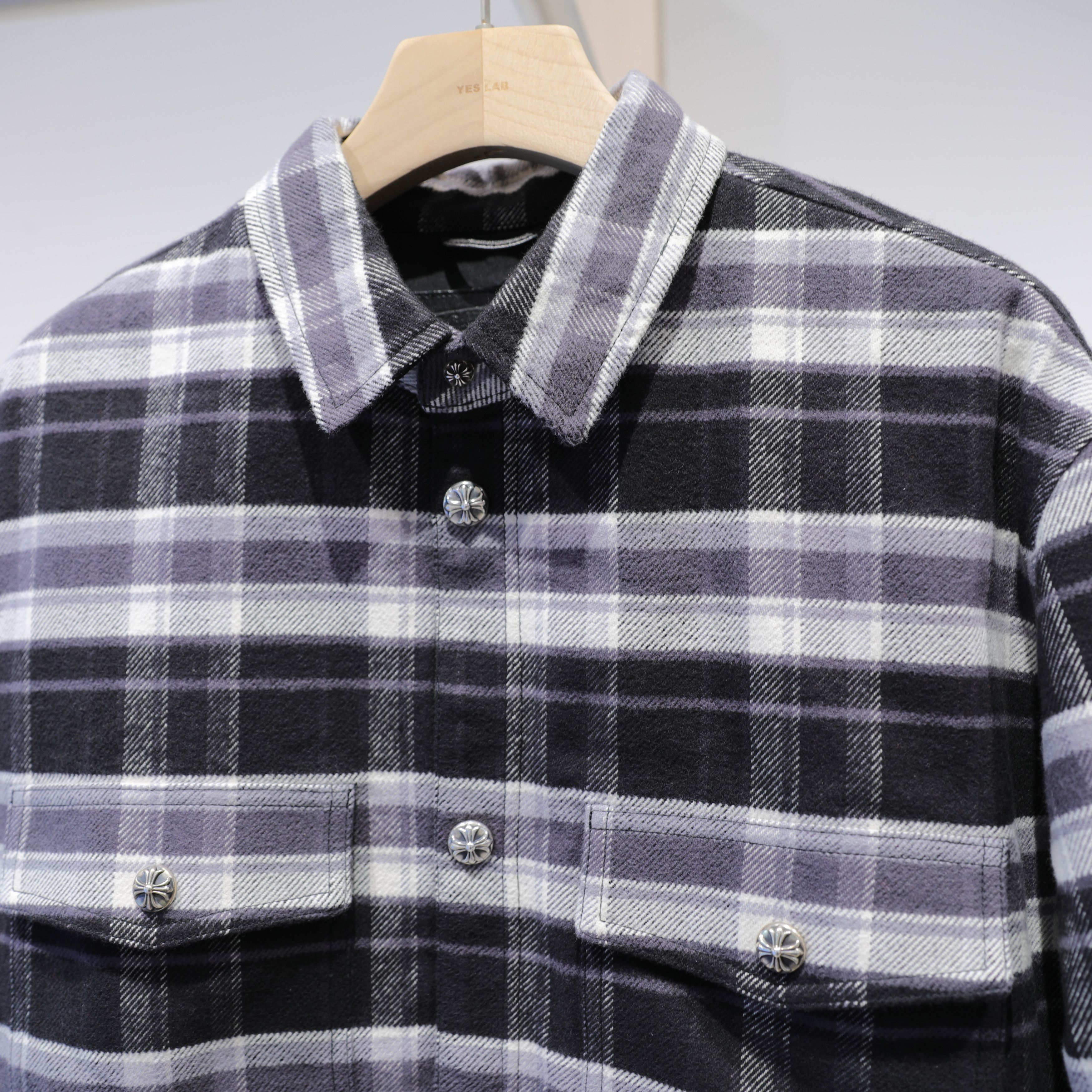 Chrome Hearts Chrome Hearts Work Dog Quilted Flannel Jacket Size US XXL / EU 58 / 5 - 3 Thumbnail