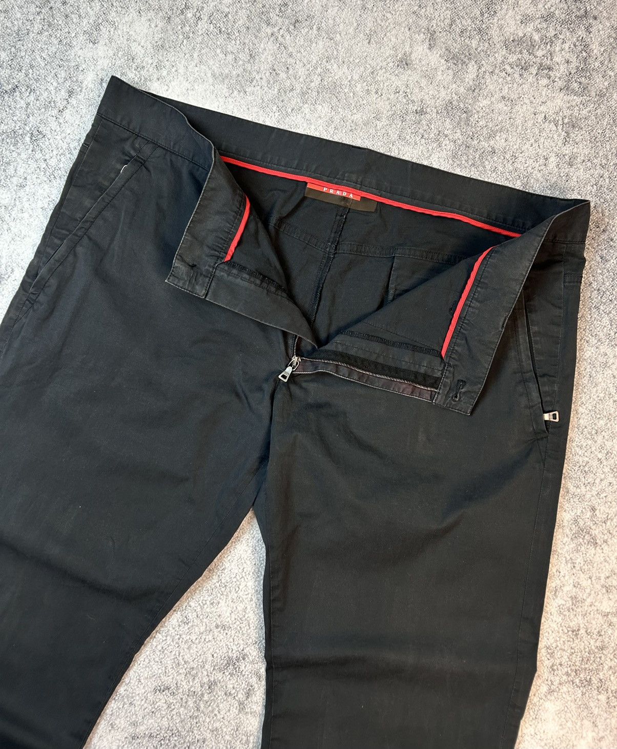 Prada Luxury PRADA MILANO Pants Chino Classic Cotton Grey Size US 36 / EU 52 - 6 Thumbnail