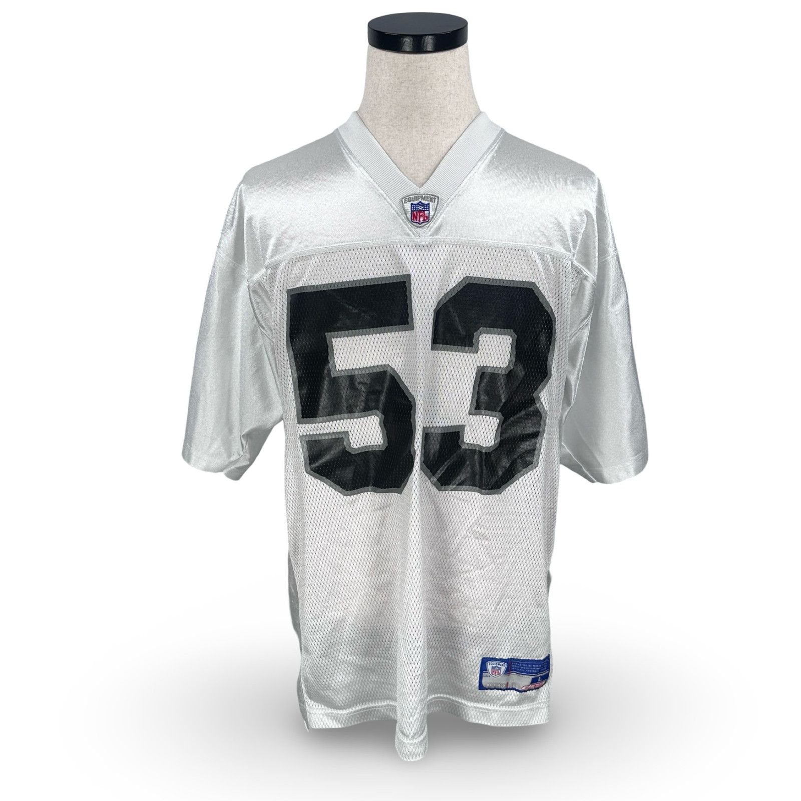 Vintage Reebok NFL Oakland Raiders Bill Jersey Men L White