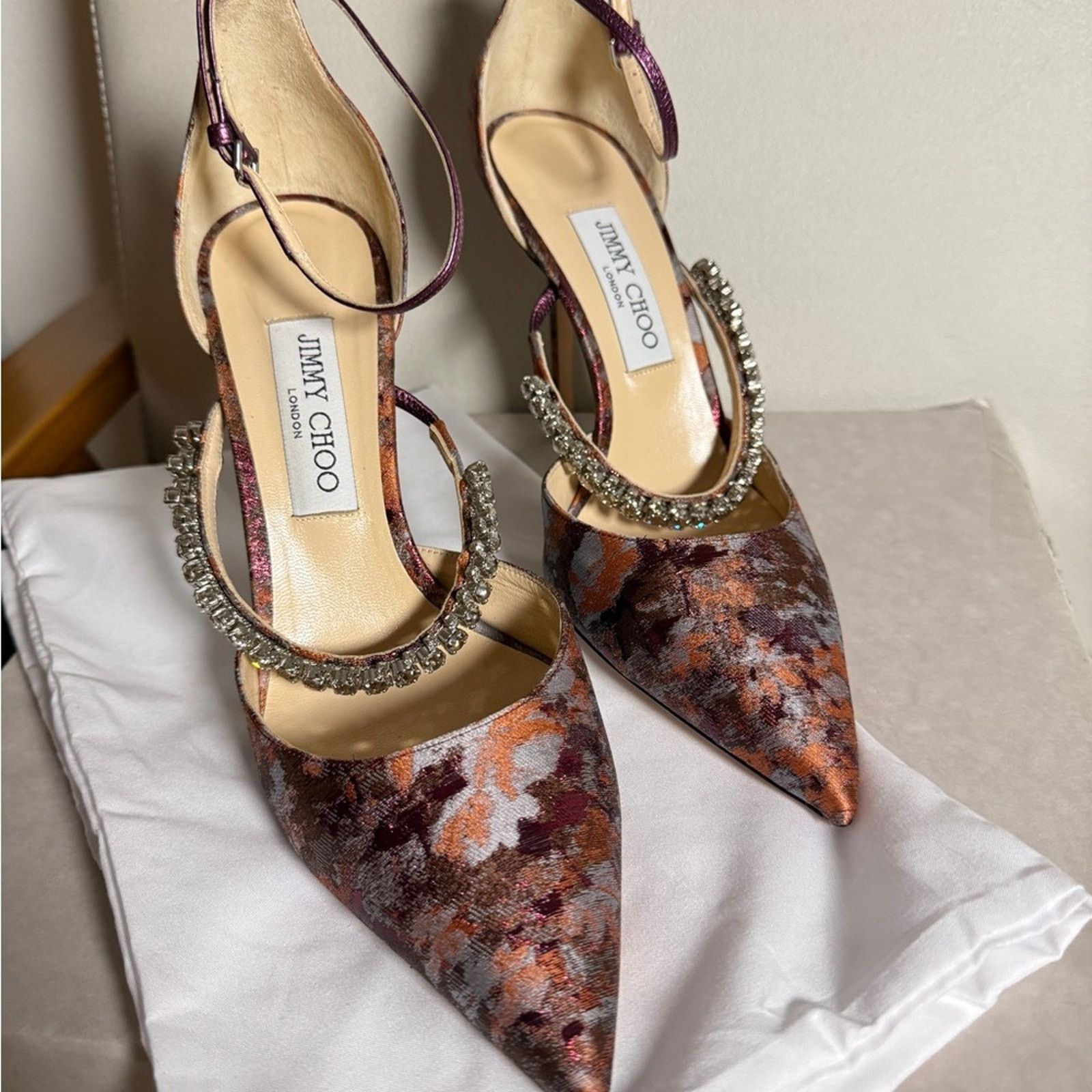 Jimmy Choo Jimmy Choo Bobbie Embellished Heels 100 Size US 8.5 / IT 38.5 - 2 Thumbnail