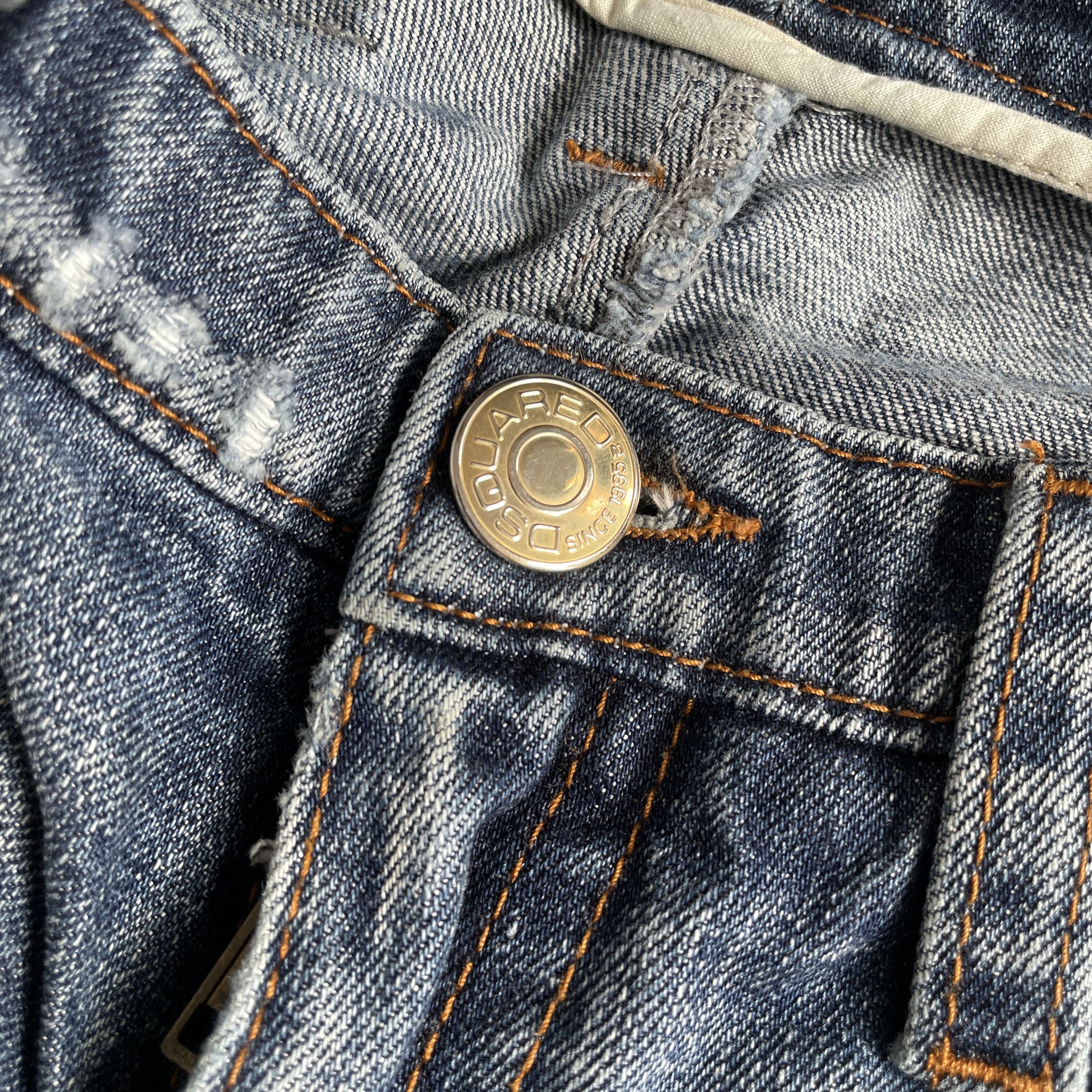 Dsquared2 Dsquared2 AW05 skull stud jeans Size 29" - 4 Thumbnail