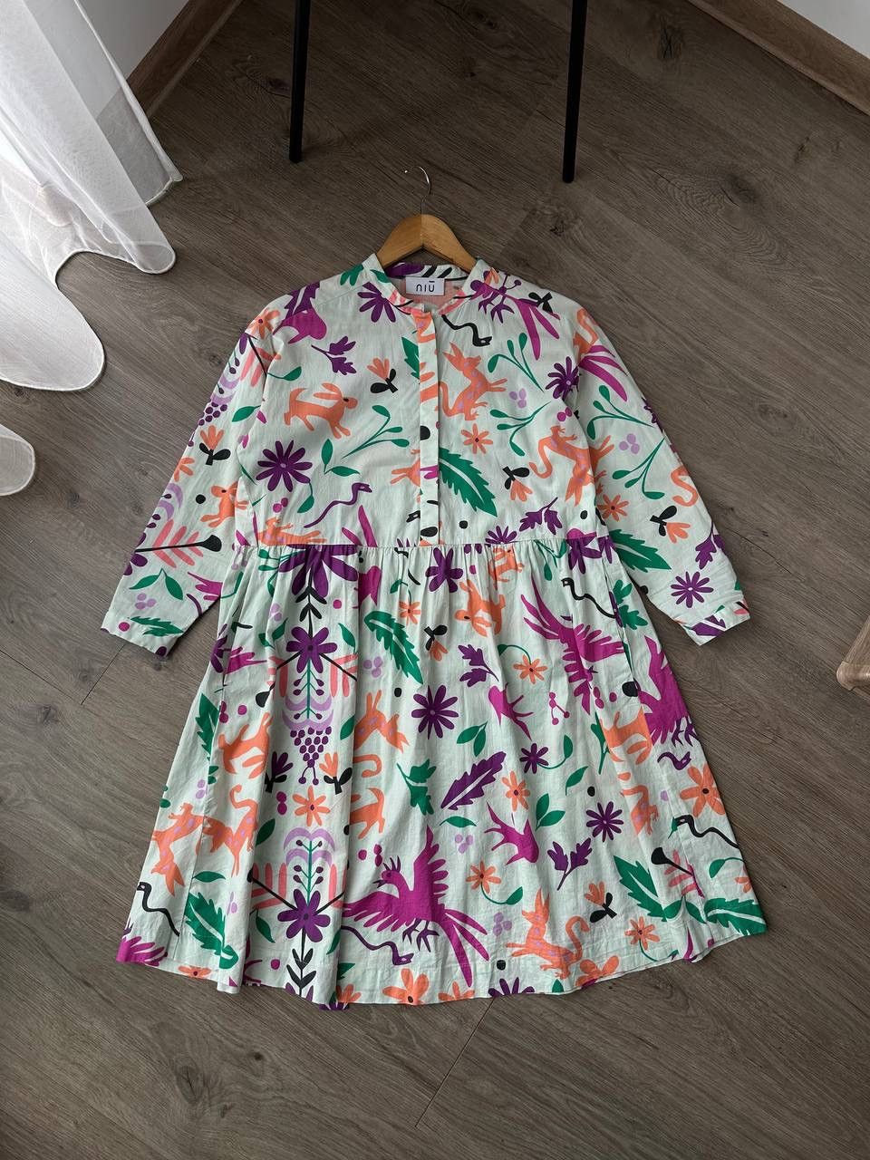 Japanese Brand × Vintage Vintage Japanese NIU Flavours Womesn Dress Size M / US 6-8 / IT 42-44 - 6 Thumbnail
