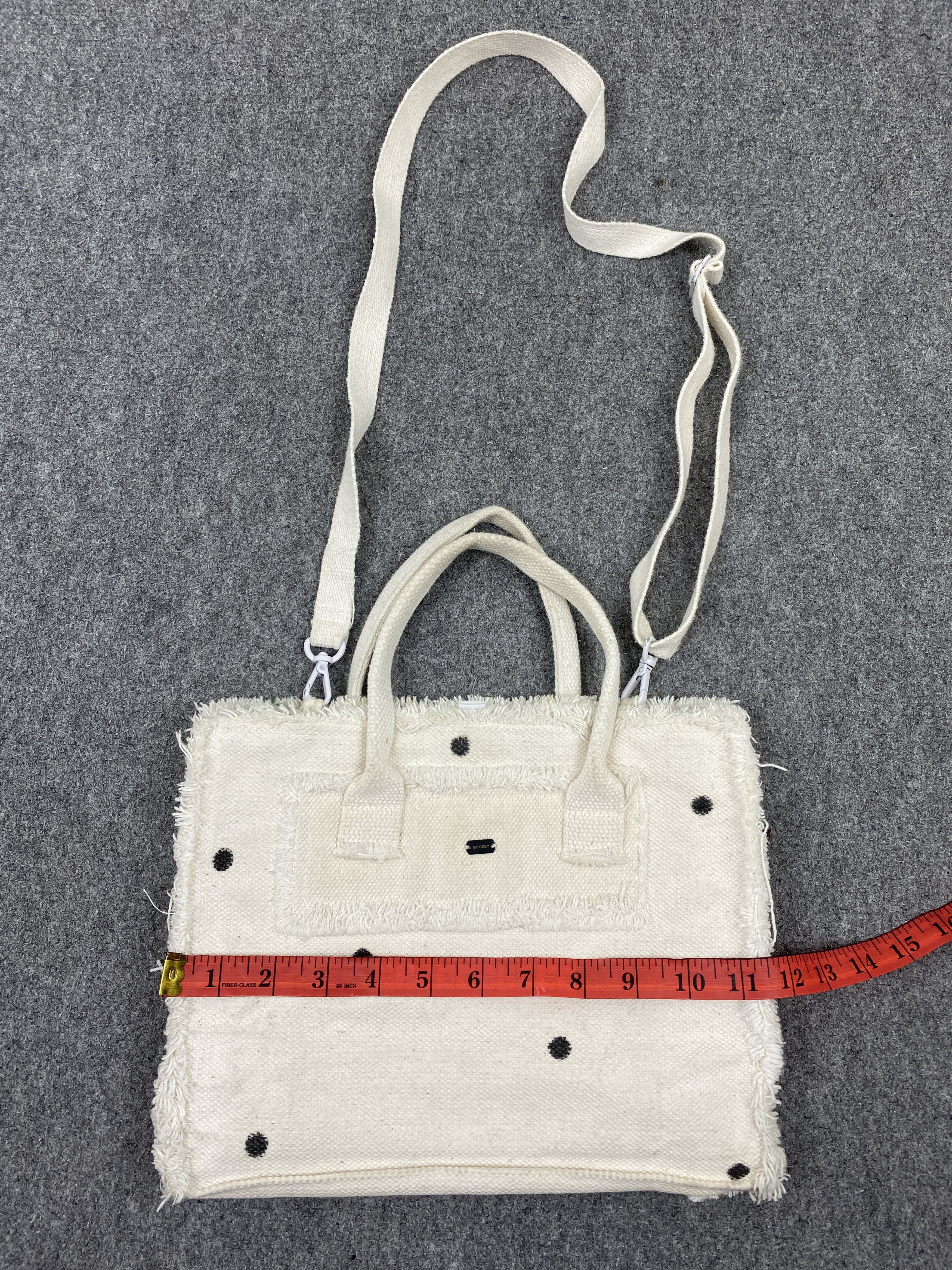 Japanese Brand Vintage Japanese Brand Polka Dot Handbag BG0186 Size ONE SIZE - 5 Thumbnail