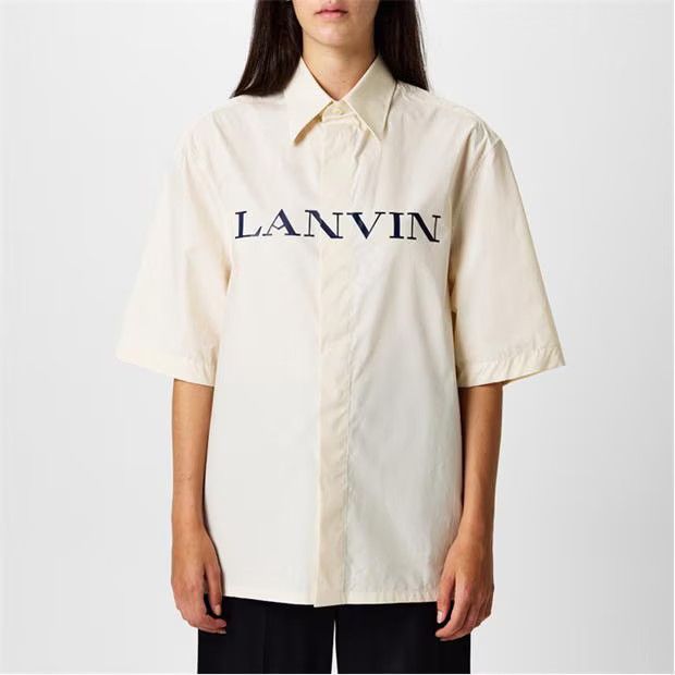 Lanvin o1g2r1mq1024 Shirts in Ecru Size M / US 6-8 / IT 42-44 - 3 Thumbnail