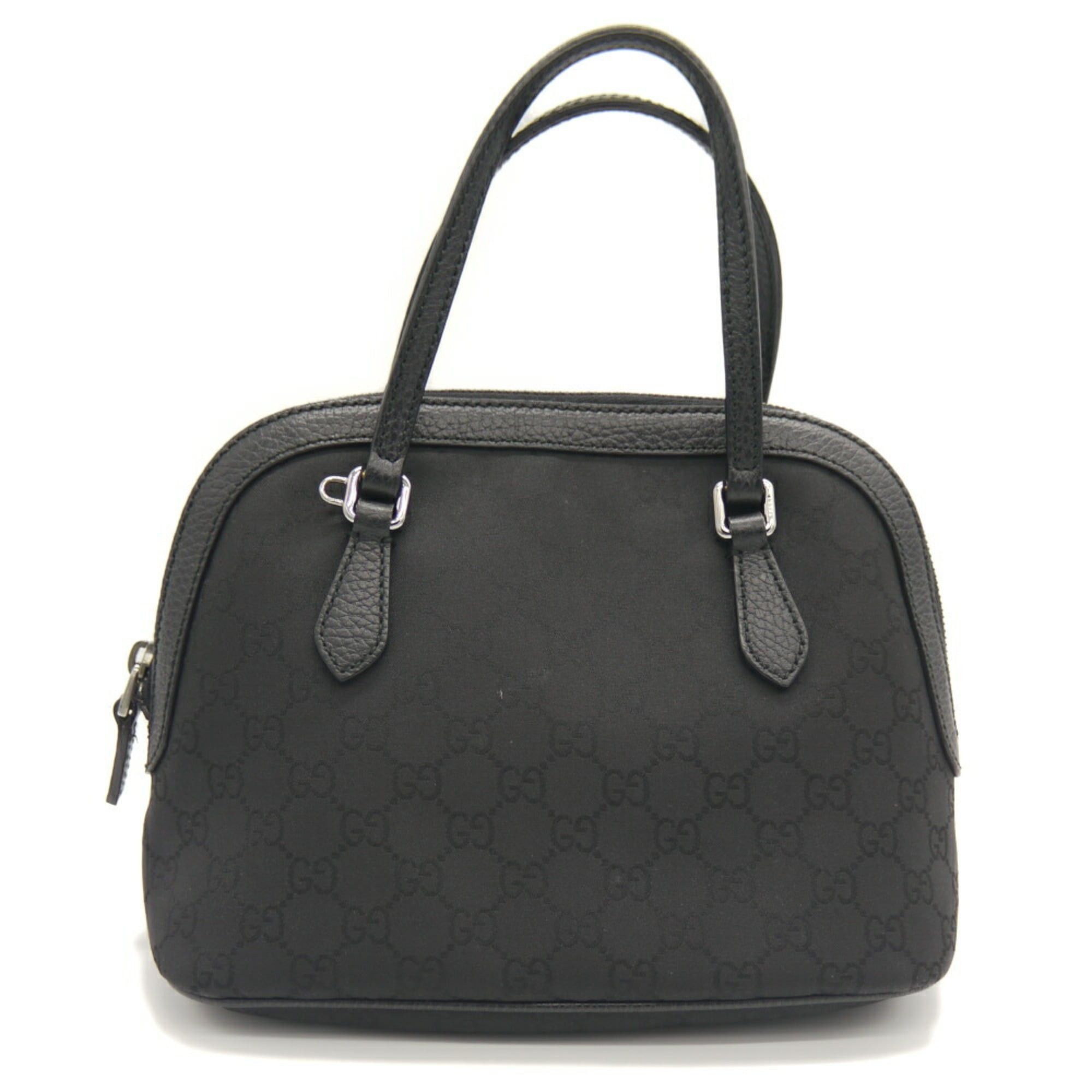 Gucci GUCCI GG Nylon Handbag Shoulder Bag 341504 493075 Black Size ONE SIZE - 1 Thumbnail