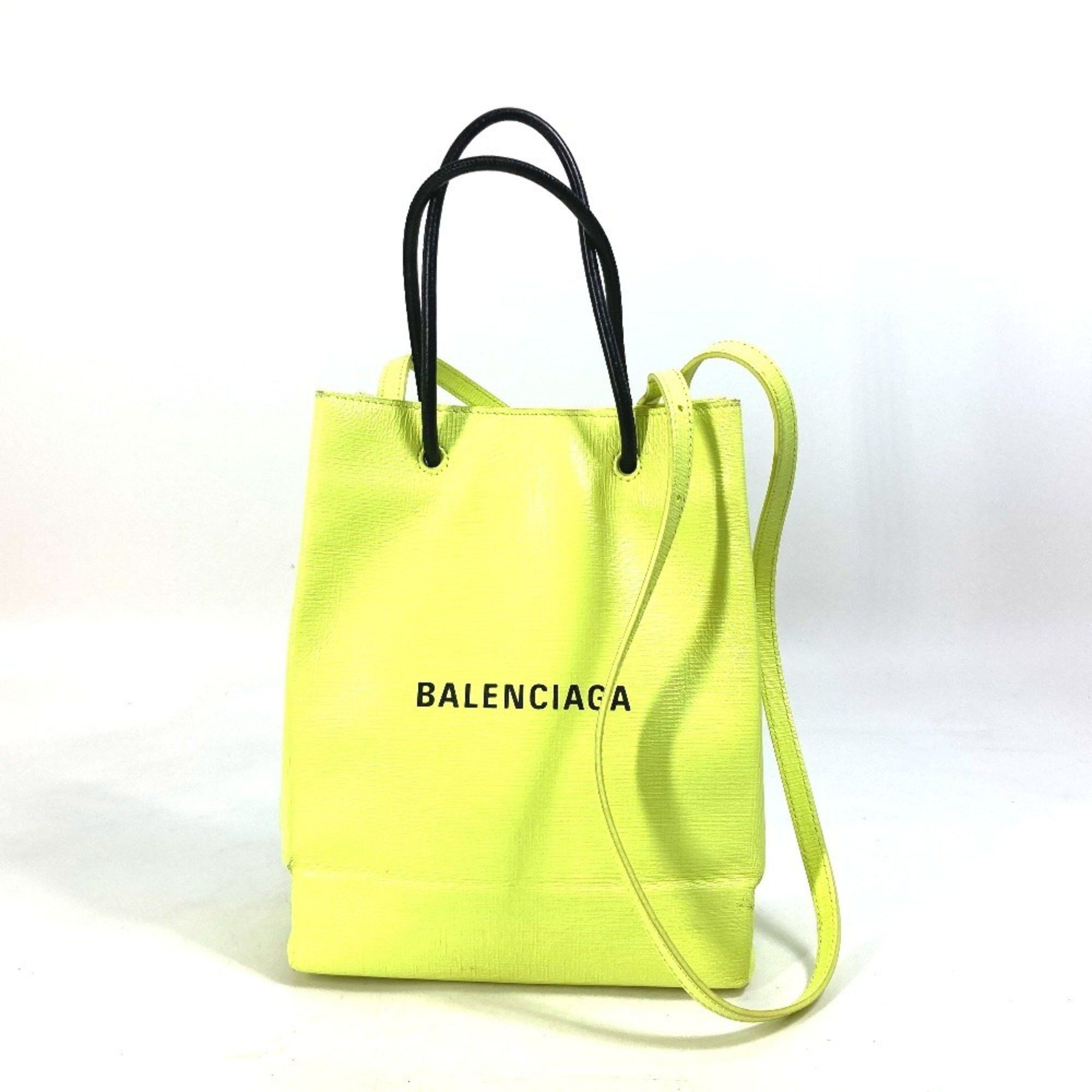 BALENCIAGA 568817 Shoulder Bag Shopping Tote XS 2-Way Leather
