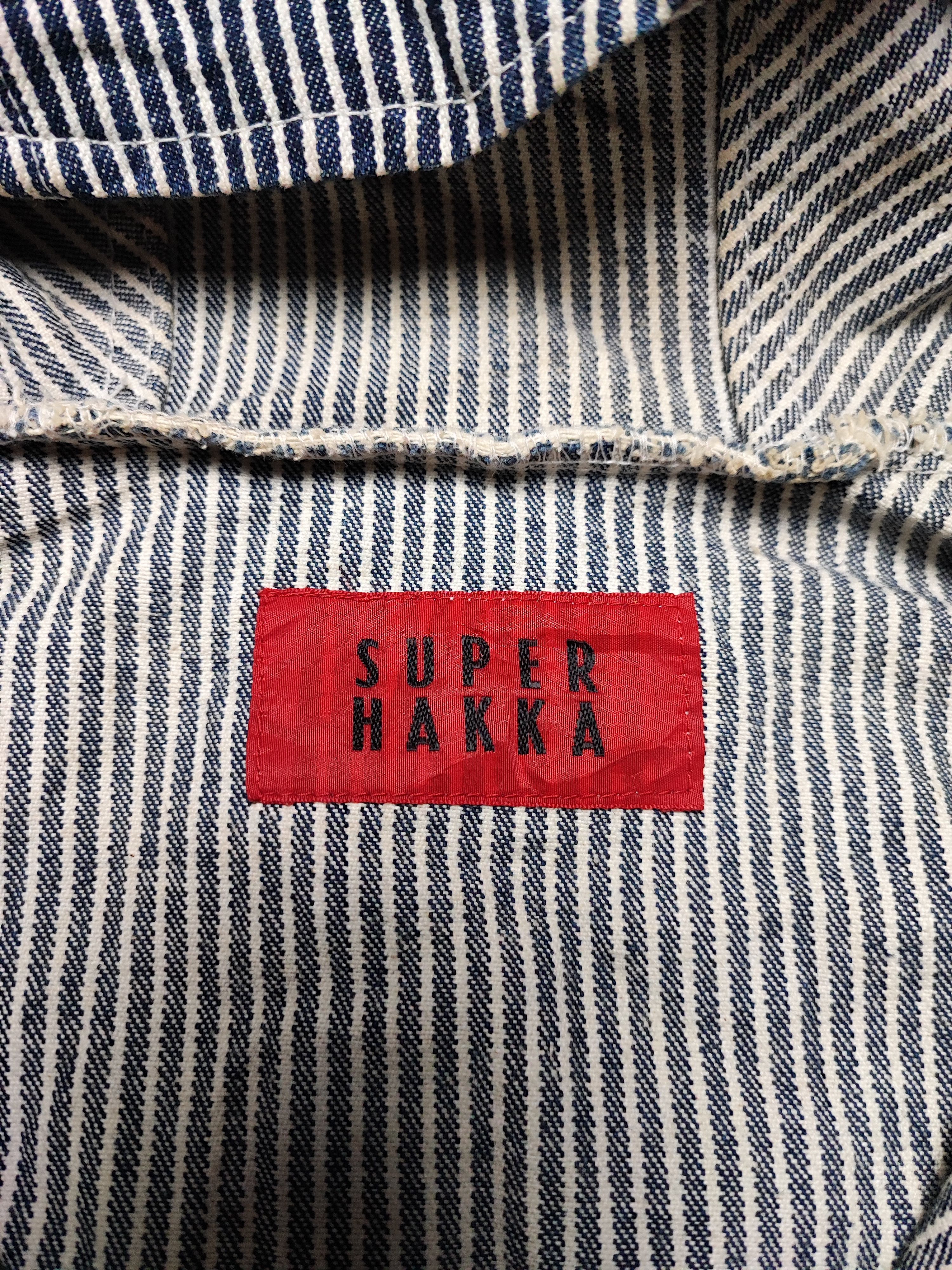 If Six Was Nine Super Hakka Herringbone Denim Stripe Wabash Size US L / EU 52-54 / 3 - 14 Thumbnail