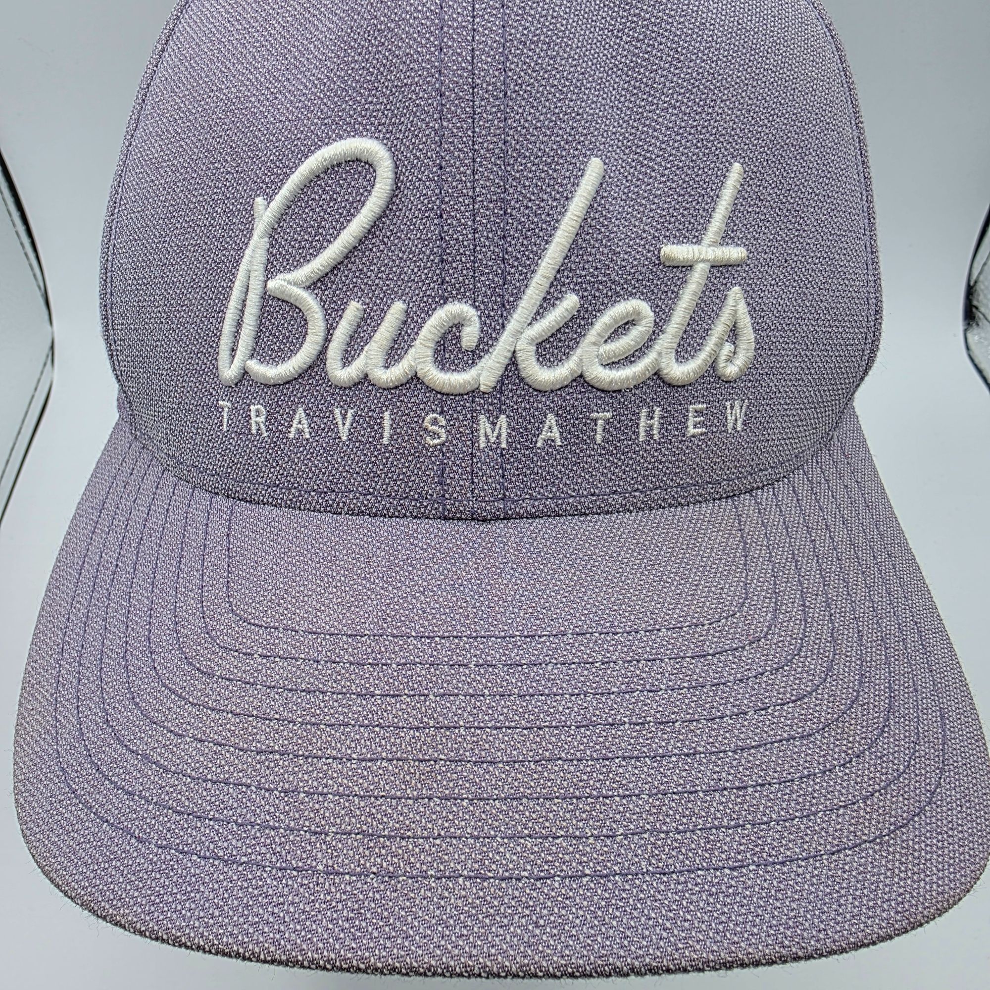 TravisMathew Travis Mathew Buckets No Curfew 2.0 Adjustable Hat Gray Casu Size ONE SIZE - 5 Thumbnail