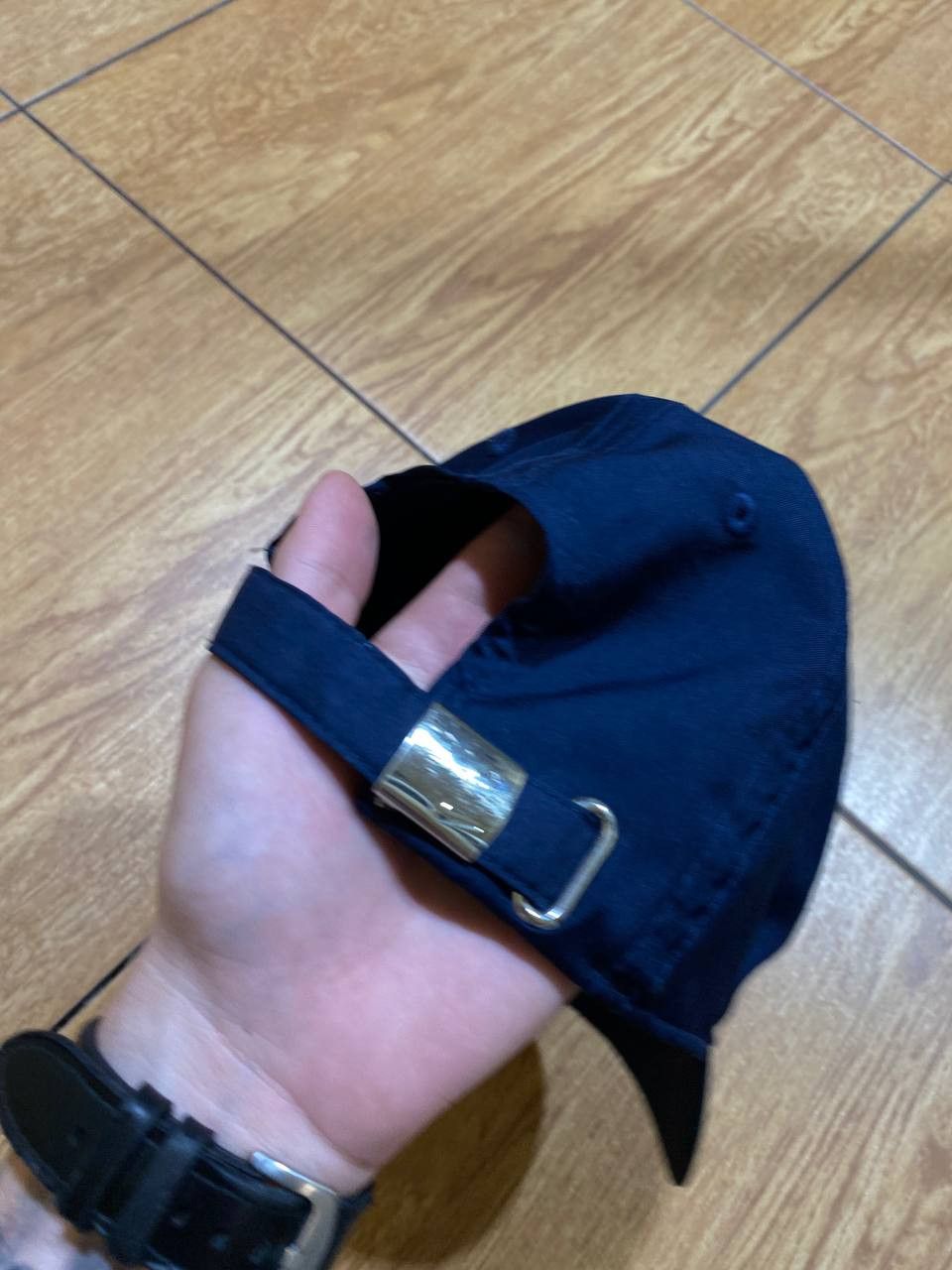 Nike Y2K Streetwear Blue Cap VINTAGE Logo Metal NIKE Size ONE SIZE - 5 Thumbnail