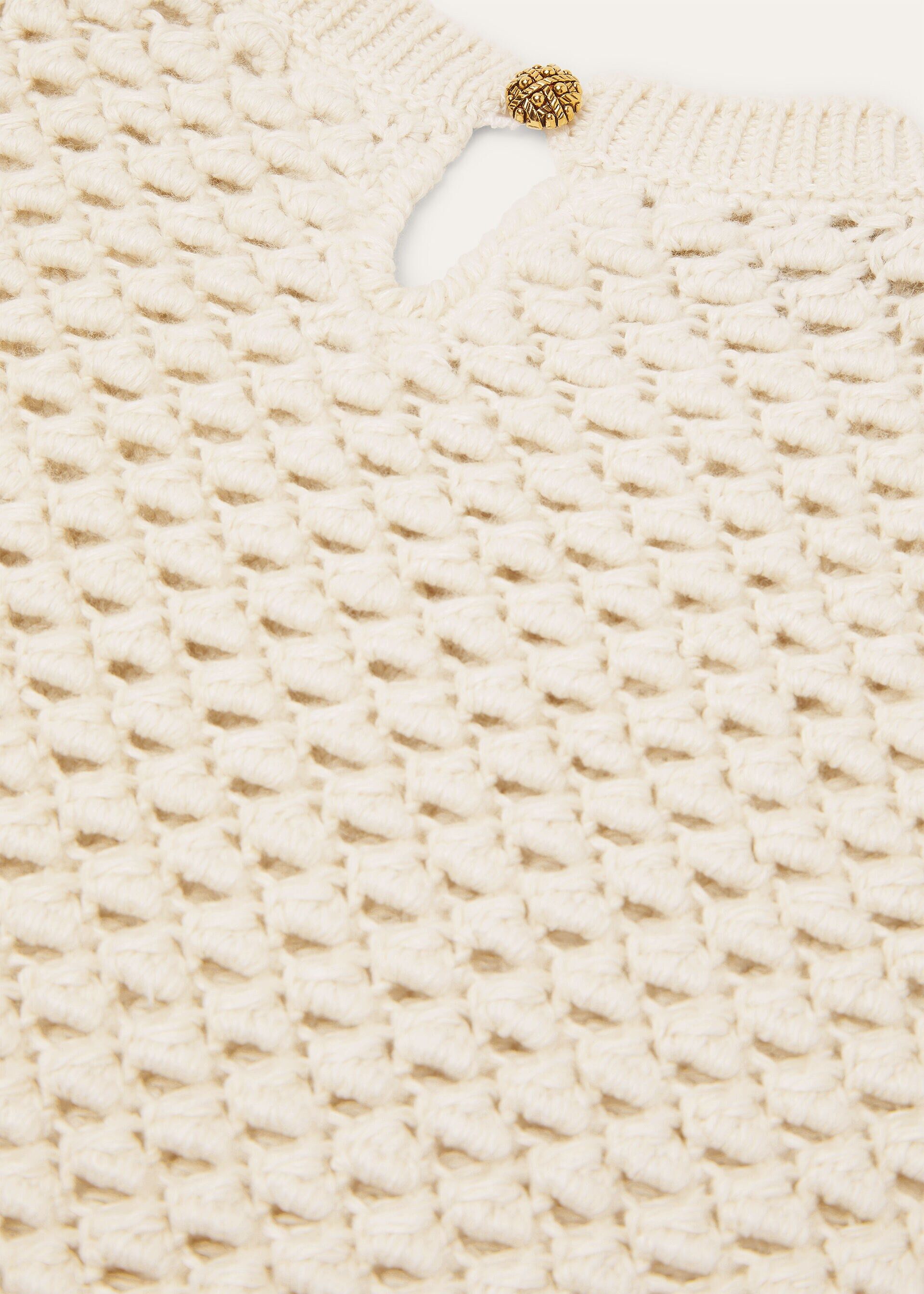 Loro Piana os11x0326 FAQ4552 Ginko Top in Nougat Size L / US 10 / IT 46 - 7 Thumbnail