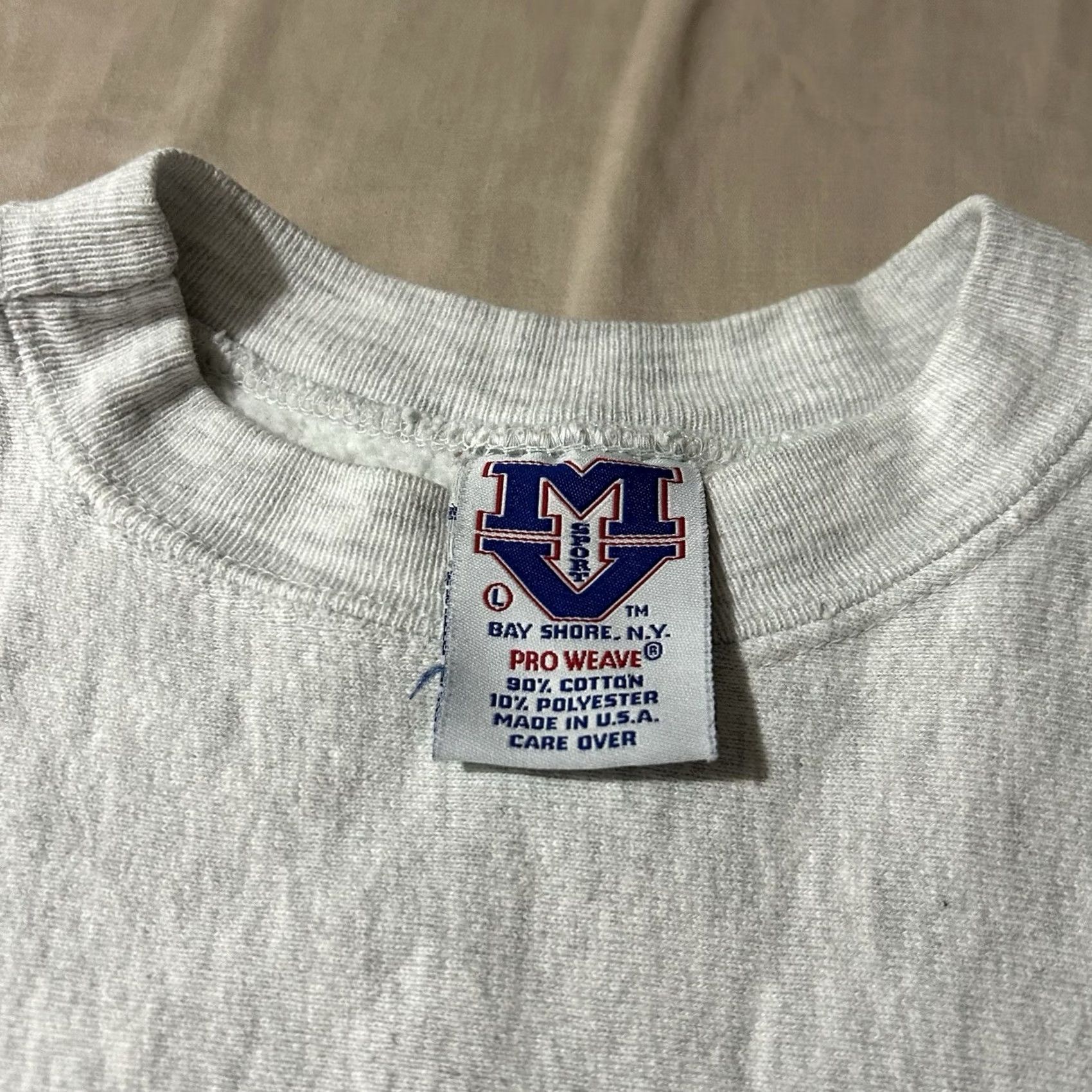 Vintage VINTAGE MV Sport Gadsden State College Sweatshirt Reverse Weave Large Mens Gray 90s Pullover L Size US L / EU 52-54 / 3 - 3 Thumbnail