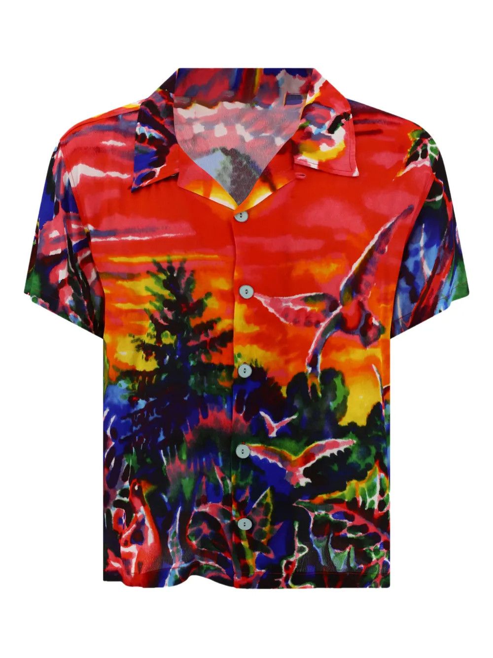 Other Forest Short Sleeve Button Up Shirt Size US S / EU 44-46 / 1 - 3 Thumbnail