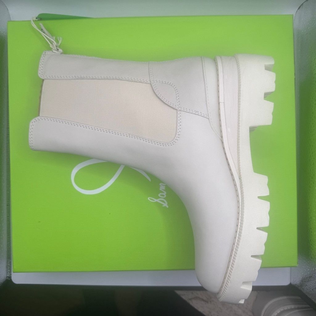 Sam Edelman Sam Edelman ivory leather boots 6M Genia Size US 6 / IT 36 - 4 Thumbnail