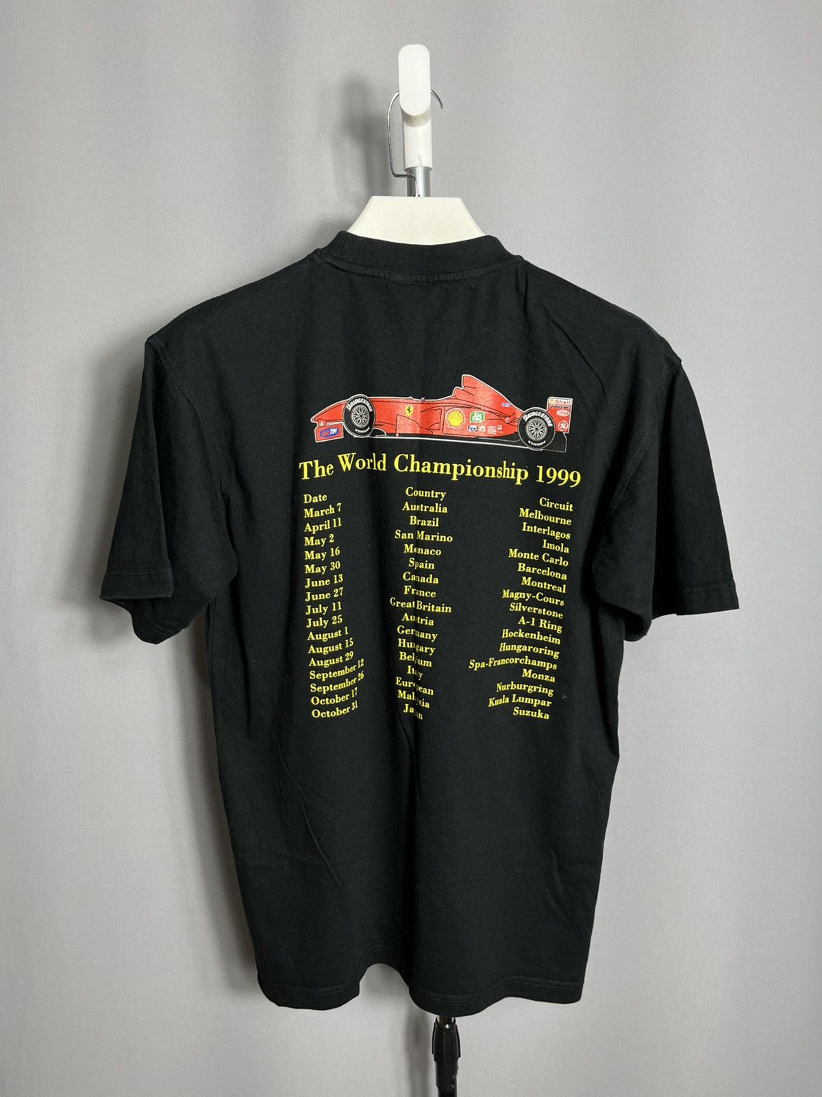 Ferrari Vintage 1999 F1 Ferrari The World Championship Tee Formula 1 Size US M / EU 48-50 / 2 - 1 Thumbnail