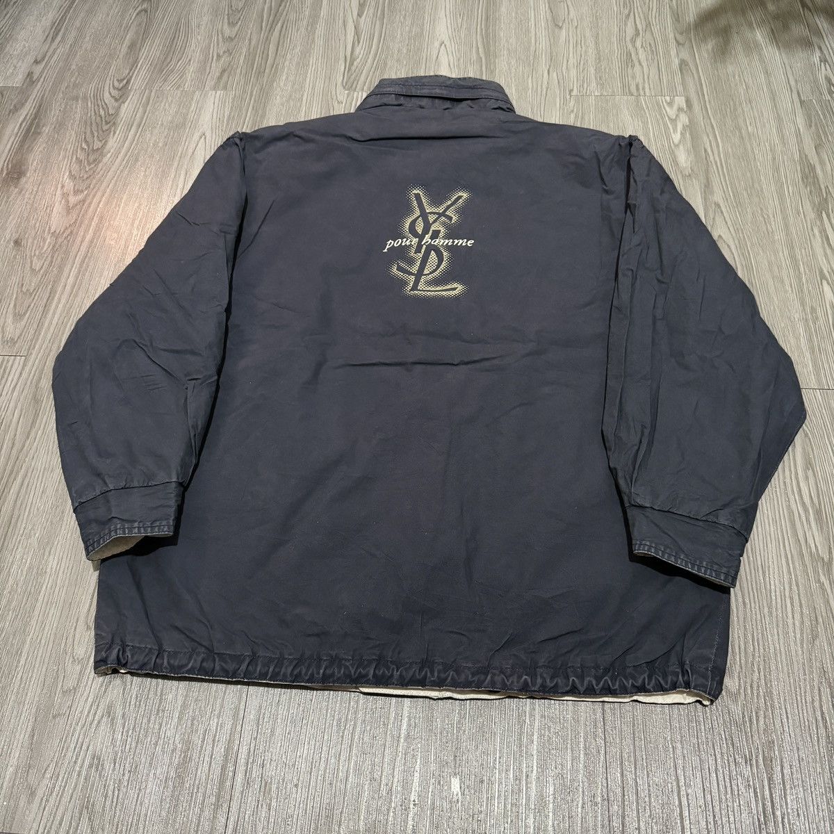 Saint Laurent Paris × Yves Saint Laurent Yves Saint Laurent Two Tone Reversible Parka Jacket Size US M / EU 48-50 / 2 - 1 Thumbnail