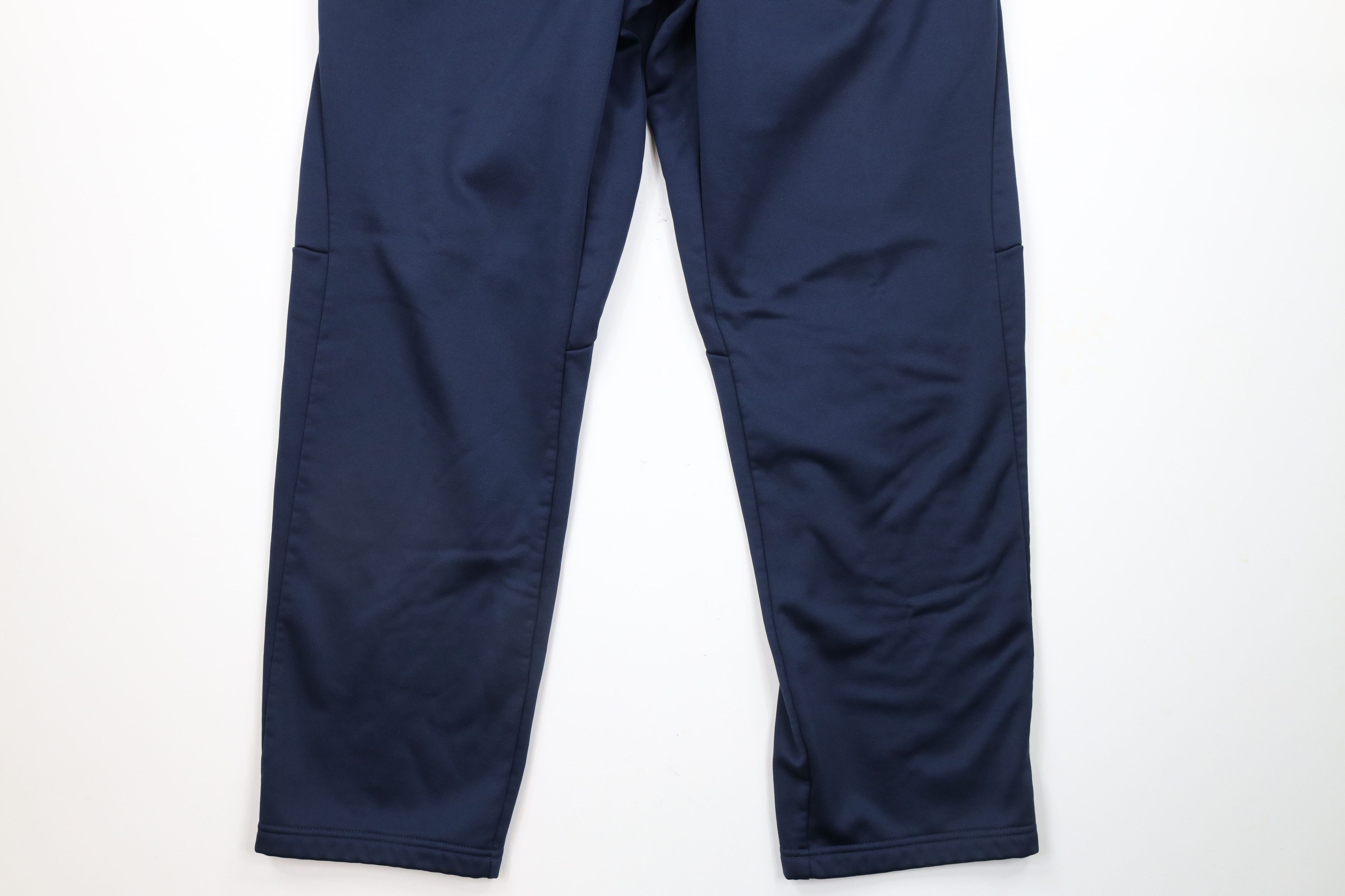 Nike × Vintage Vintage Nike Mini Swoosh Fleece Lined Wide Leg Sweatpants Size US 36 / EU 52 - 4 Thumbnail
