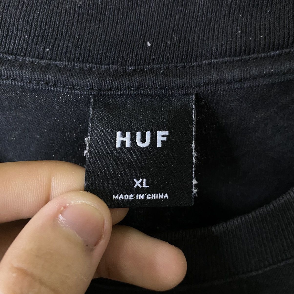 Huf Huf Skateboard Big Logo Skater T Shirt Size US XL / EU 56 / 4 - 3 Thumbnail