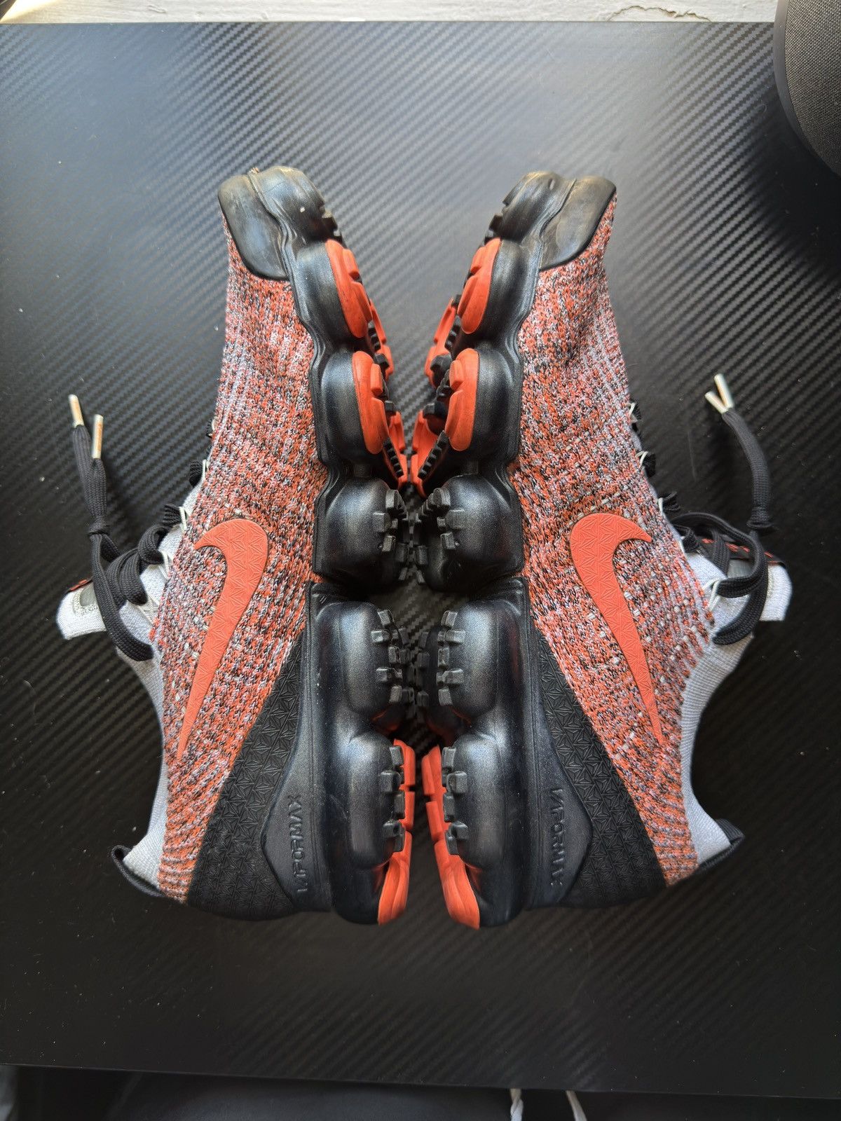 Nike Nike Vapor Max Flyknit 3 Hyper Crimson Size US 11 / EU 44 - 3 Thumbnail