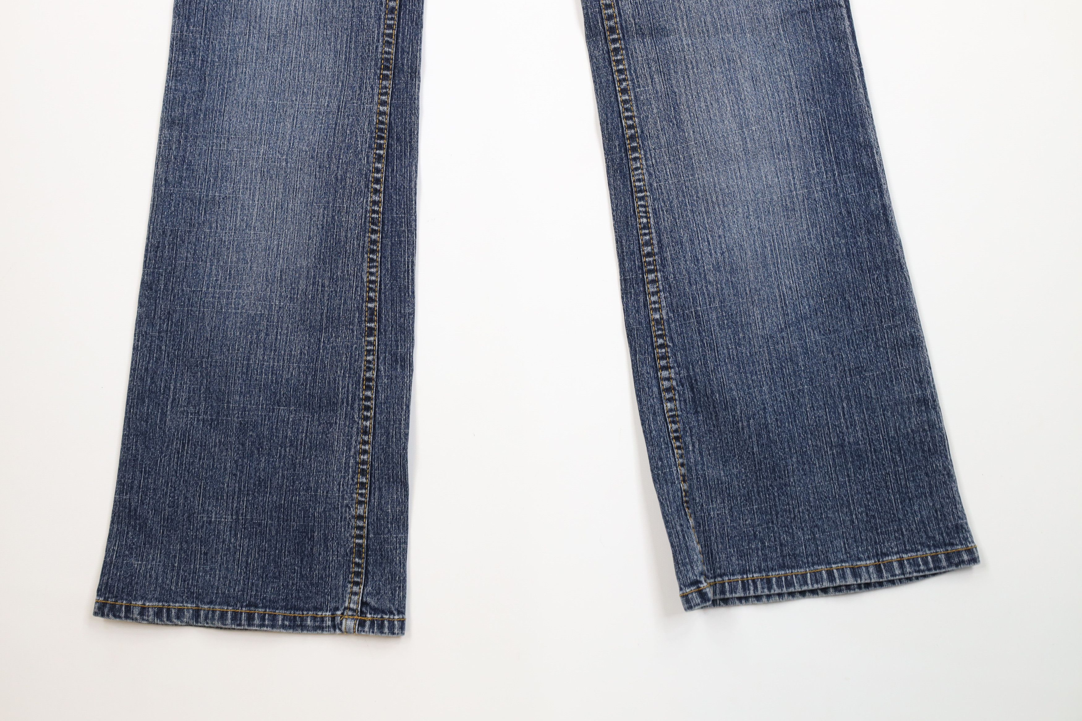 Vintage Vintage 90s Streetwear Babydoll Stretch Flared Denim Jeans Size 30" / US 8 / IT 44 - 4 Thumbnail