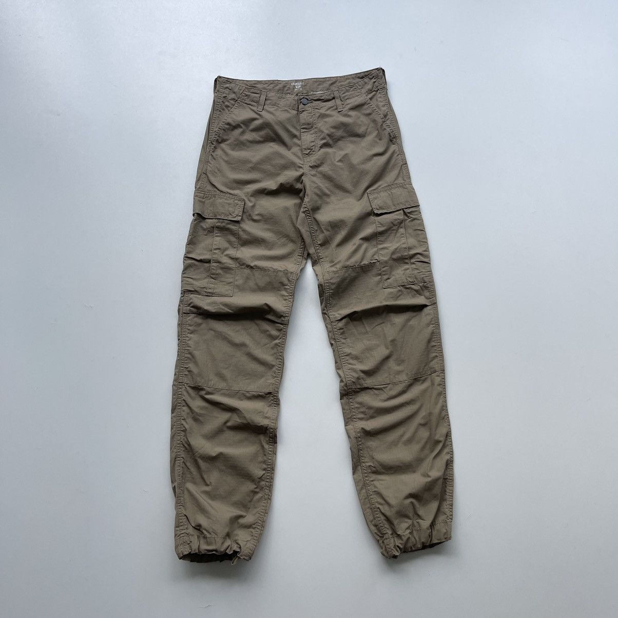 Carhartt Wip Carhartt WIP Regular Fit Baggy Cargo Pants Beige Y2K Size US 32 / EU 48 - 1 Thumbnail